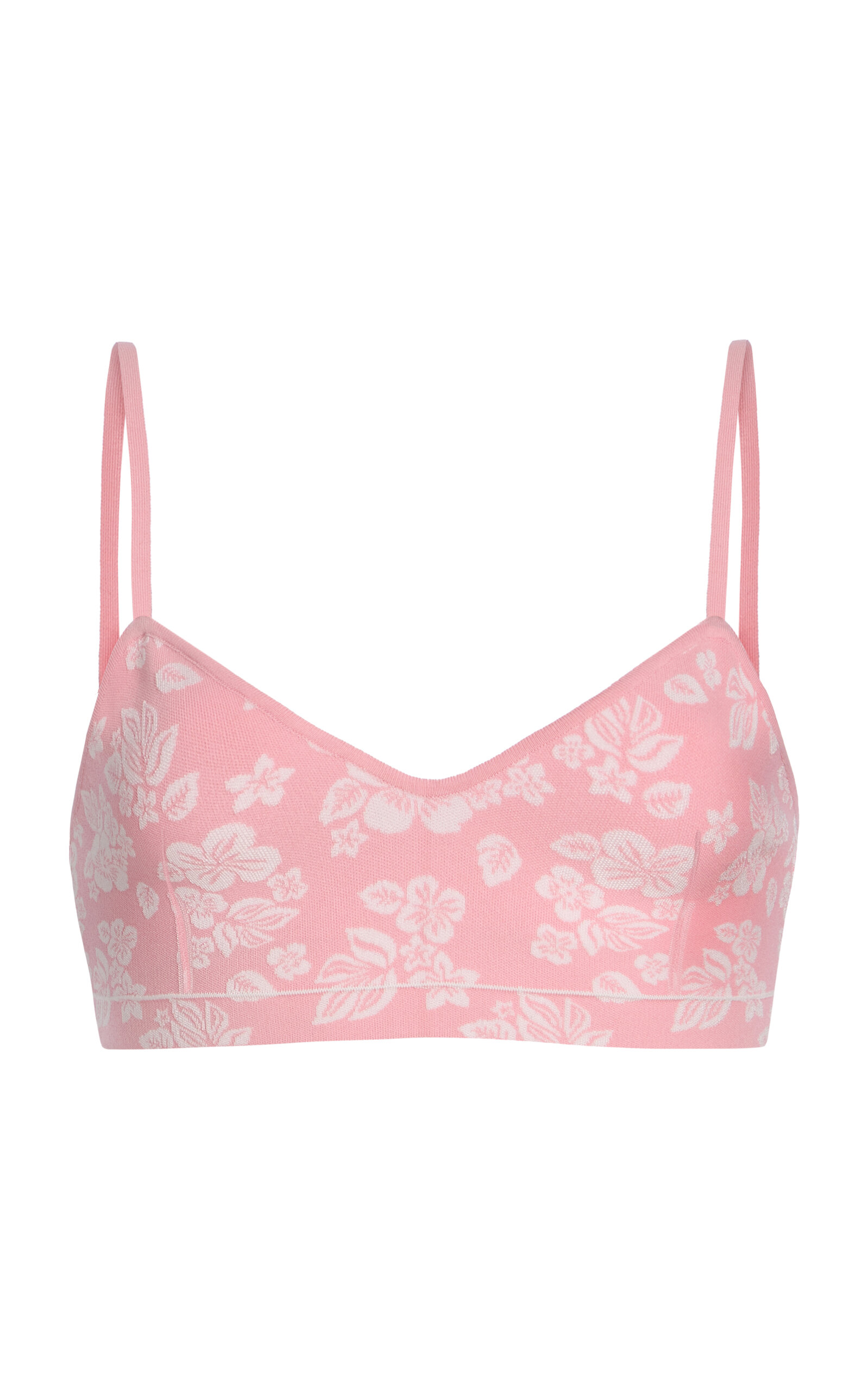 High Sport Exclusive Riviera Floral Bra Top In Pink