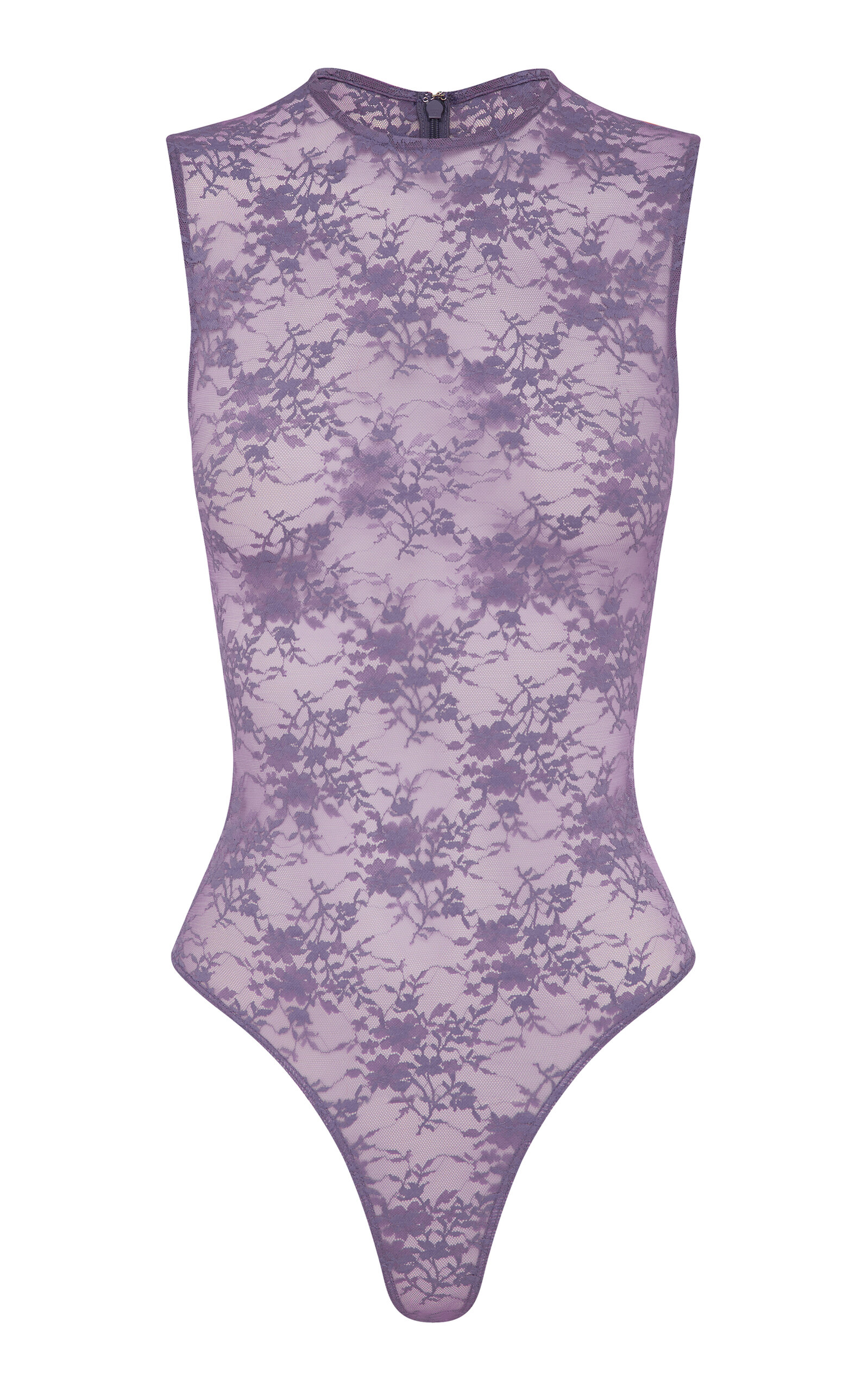 Alex Perry Sheer Stretch-Lace Bodysuit