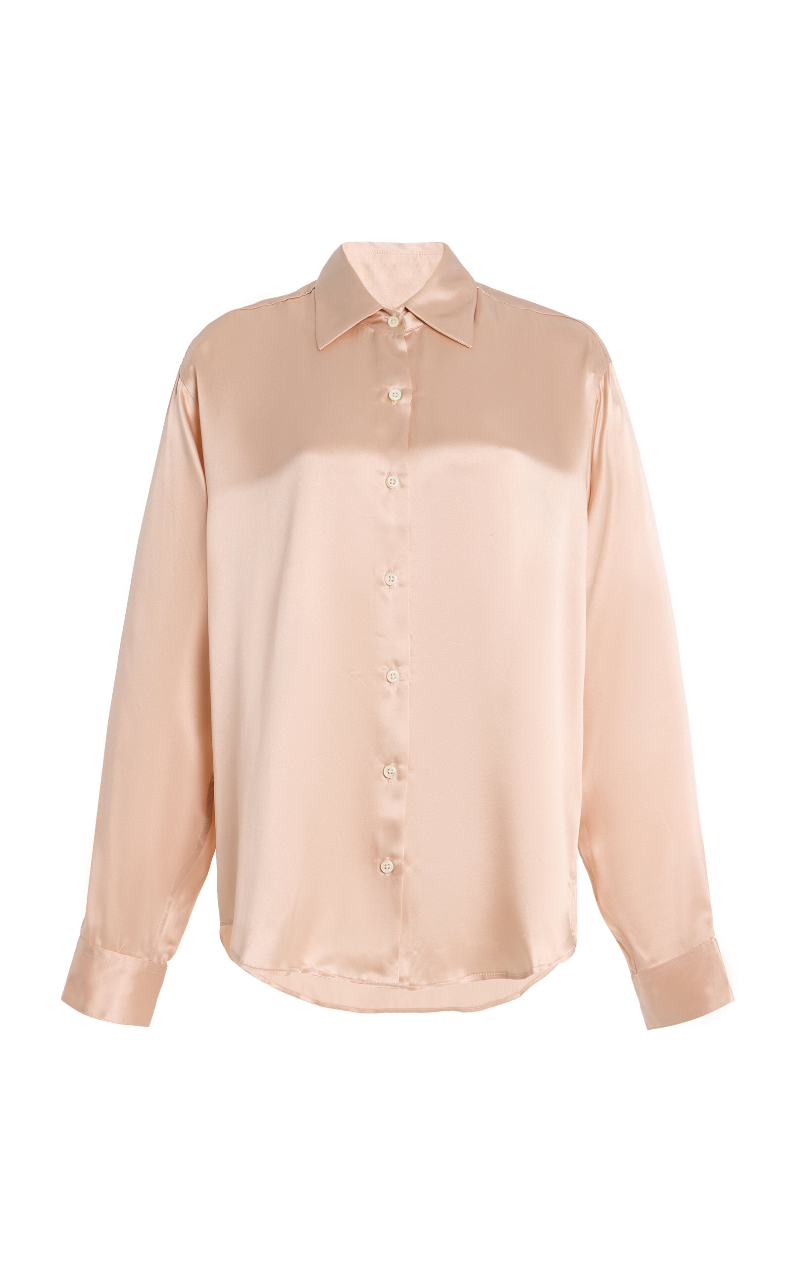 Comme Si La Classica Silk-Charmeuse Shirt