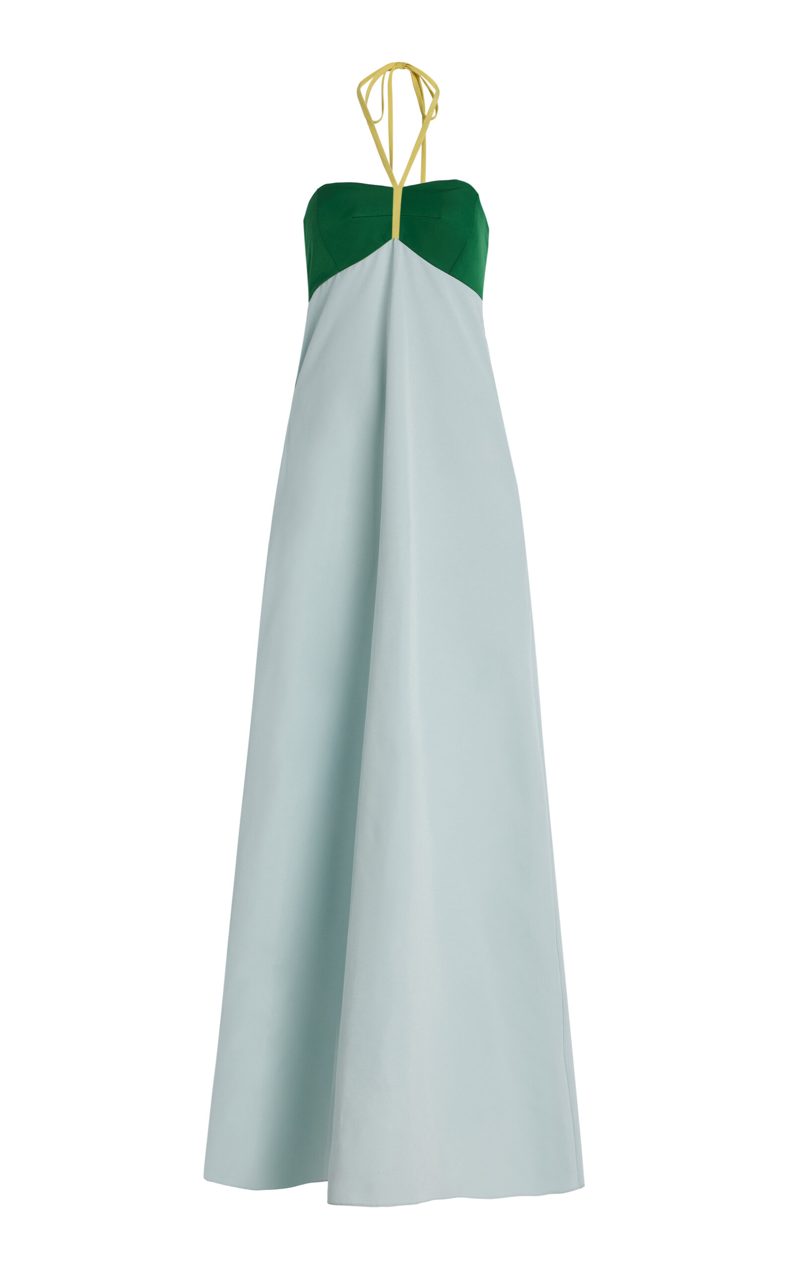 Exclusive Riviera Cotton Maxi Halter Dress