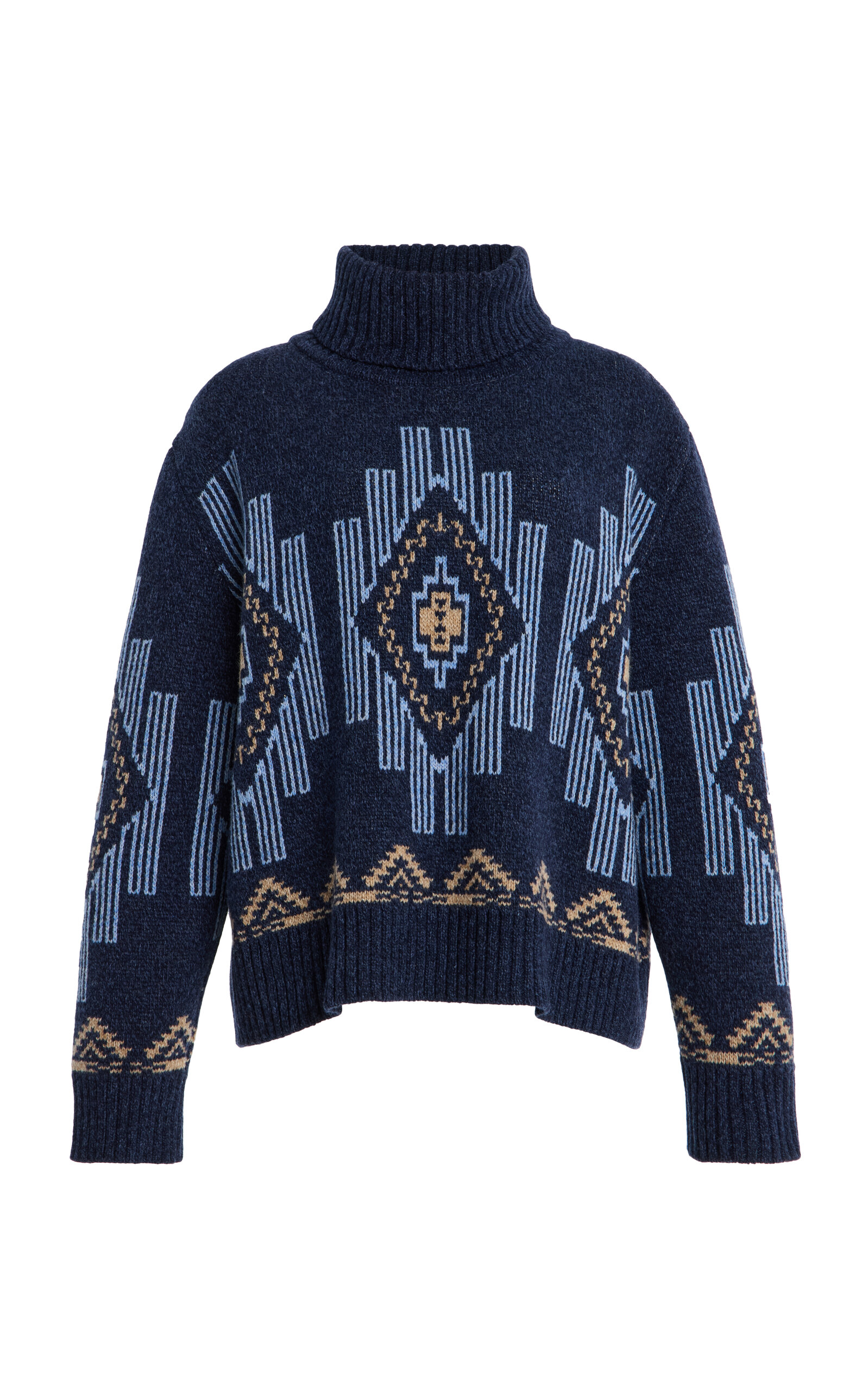 We Norwegians Kautokeino Wool Sweater In Animal Print