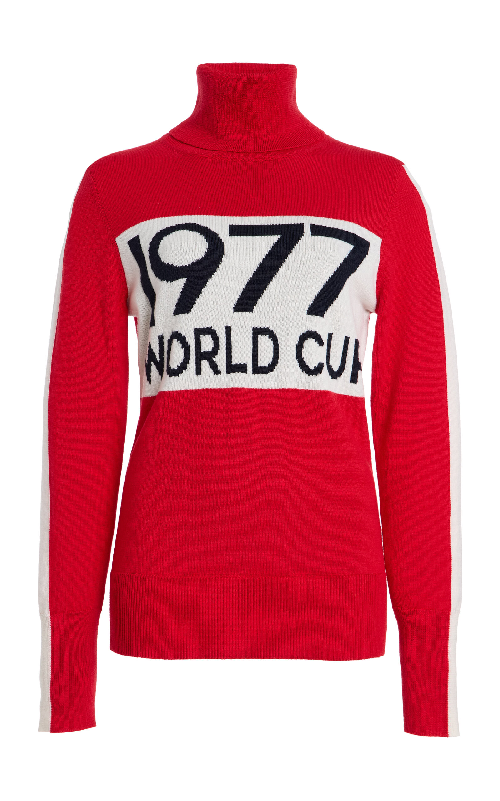 We Norwegians Worldcup Wool Sweater In Red