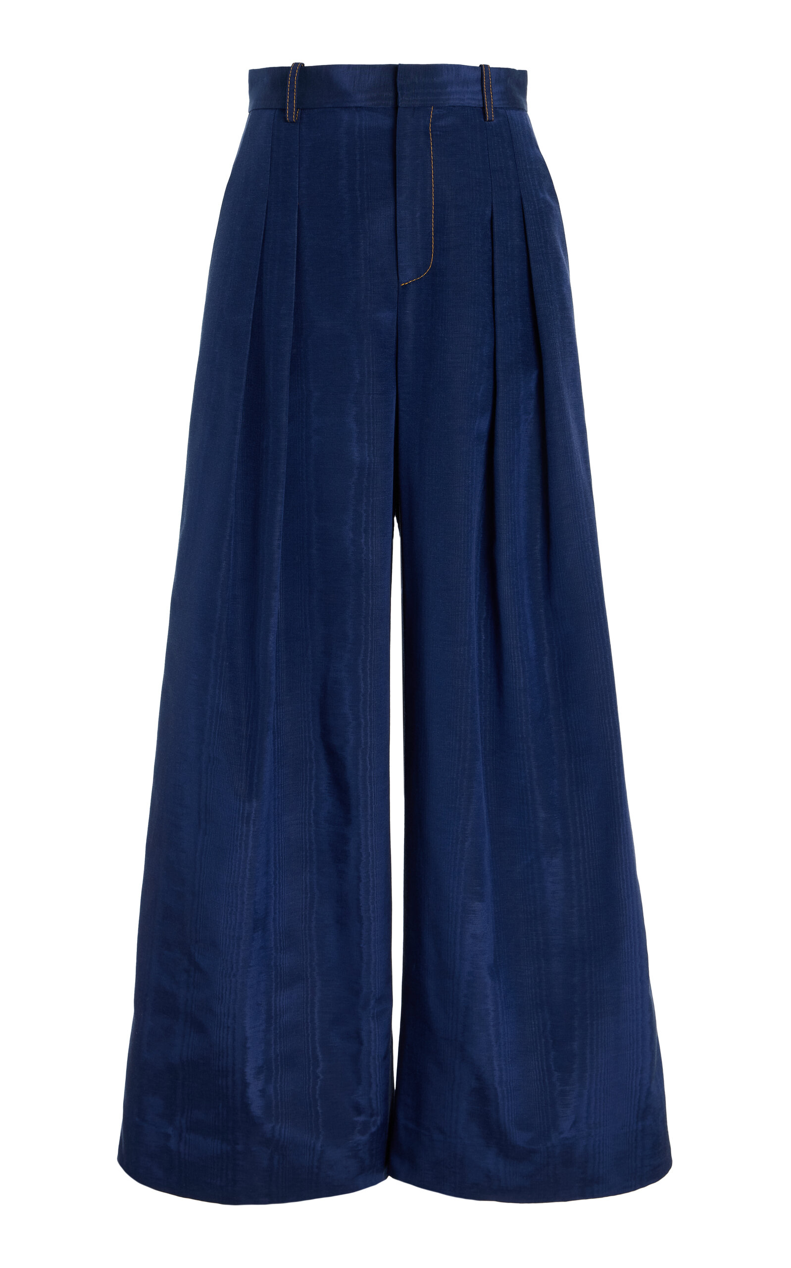 Rosie Assoulin Pleated Cotton Pants