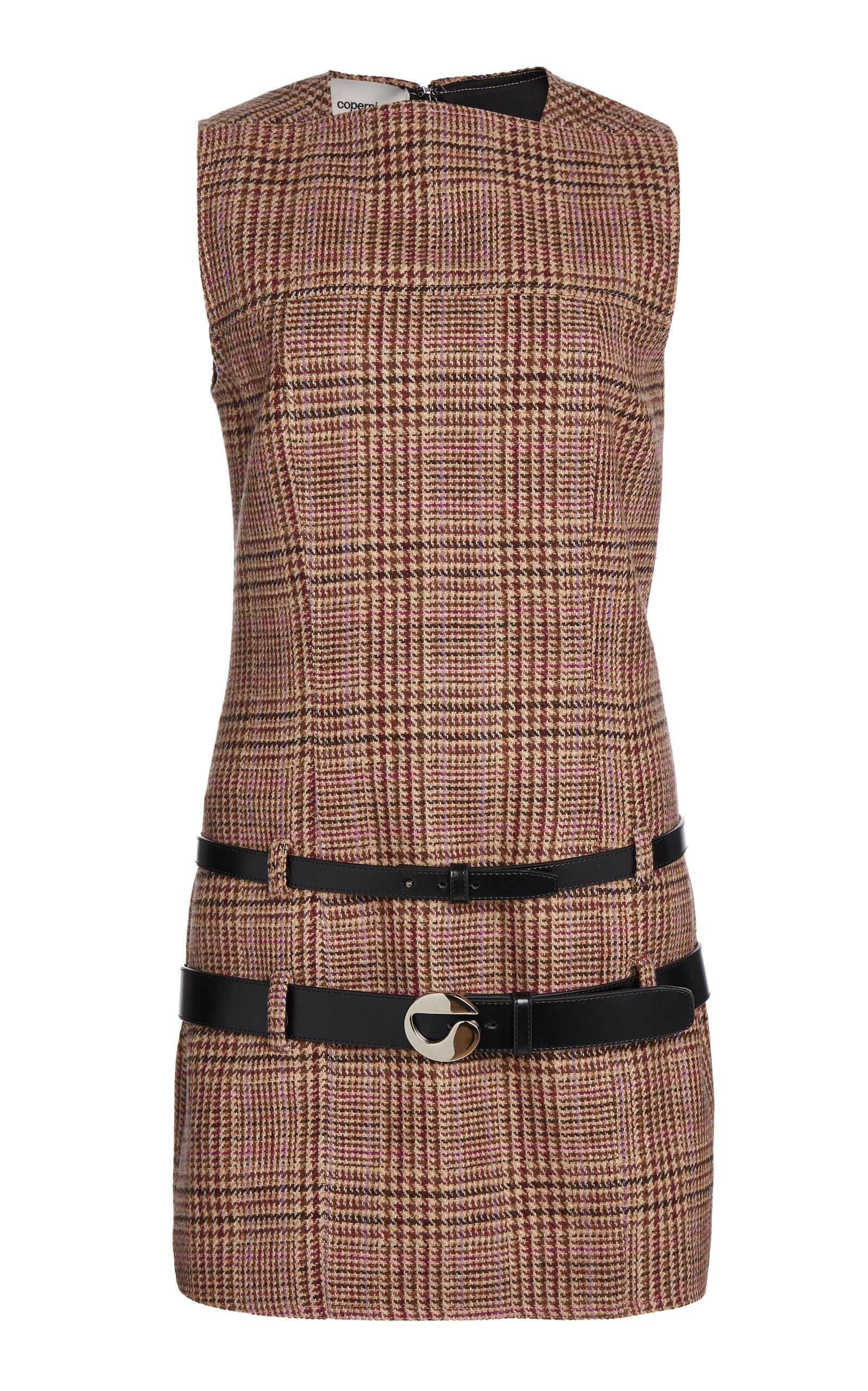Coperni Belted Wool Dress