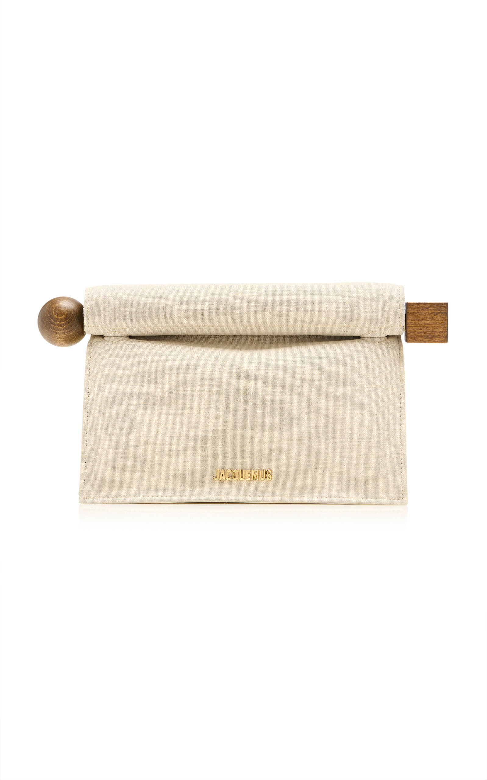 Jacquemus Rond Carre Cotton Clutch - Moda Operandi