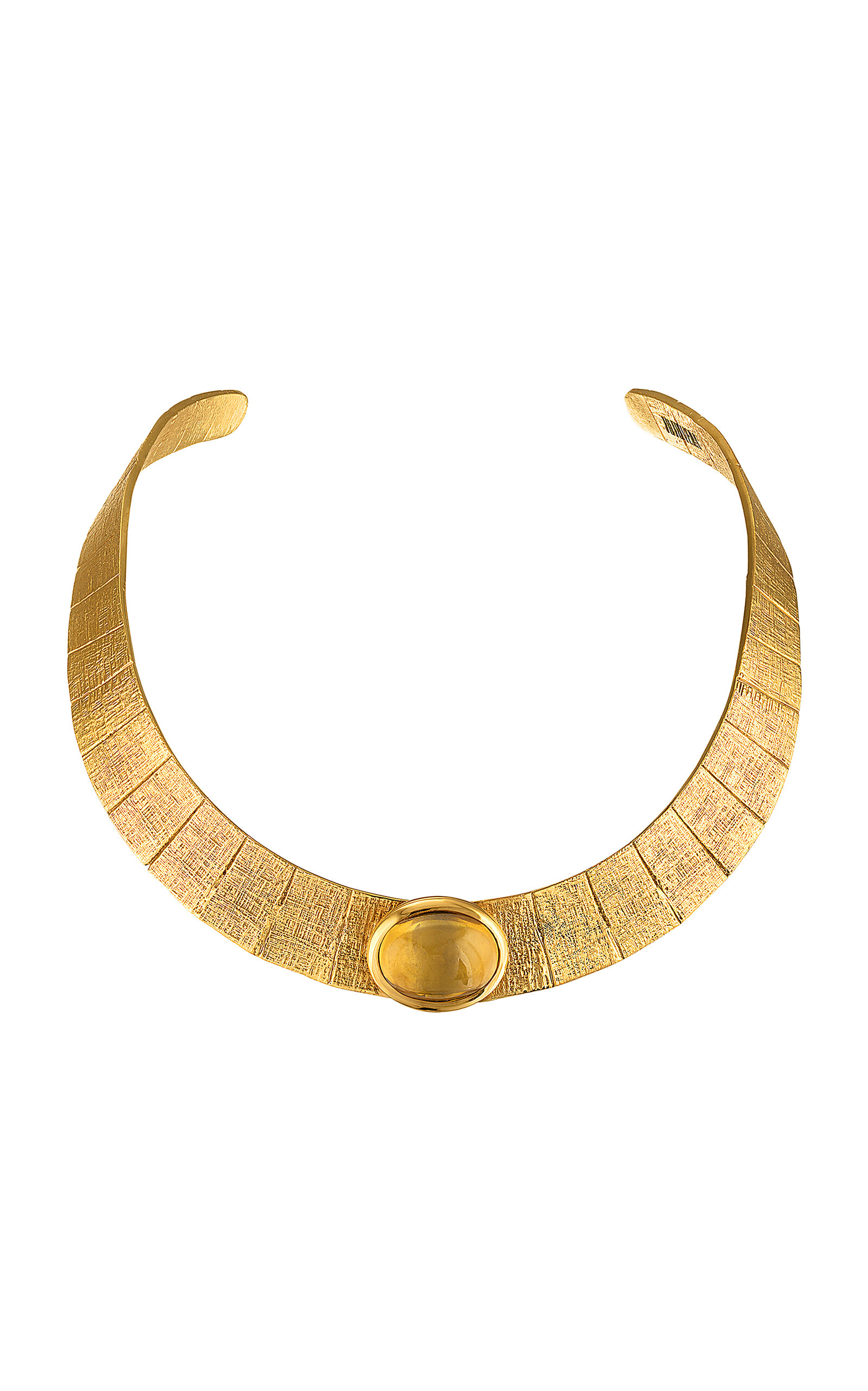 Athena Citrine 14K Gold-Plated Necklace