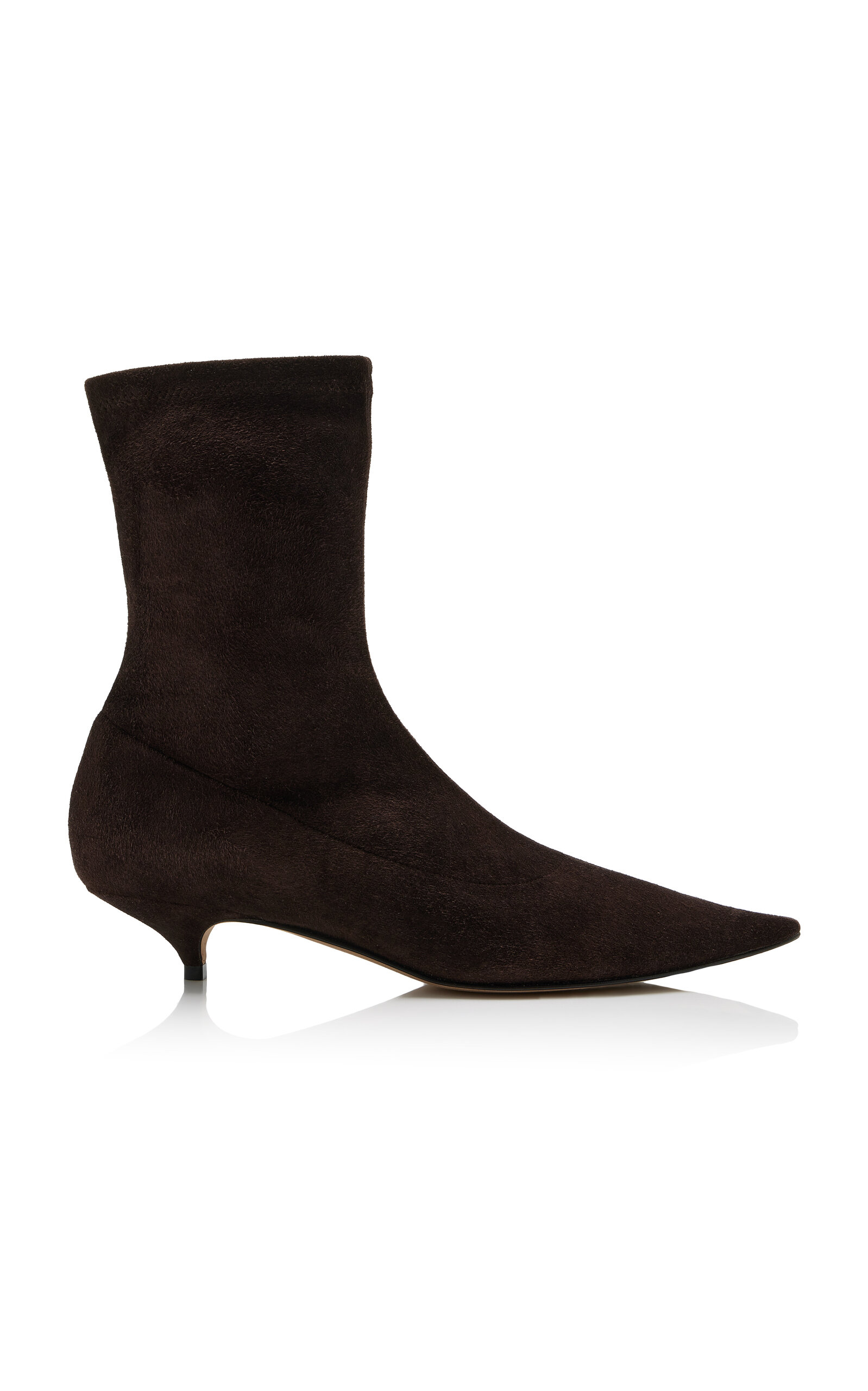 The Row Liisa Suede Booties - Women's Shoes