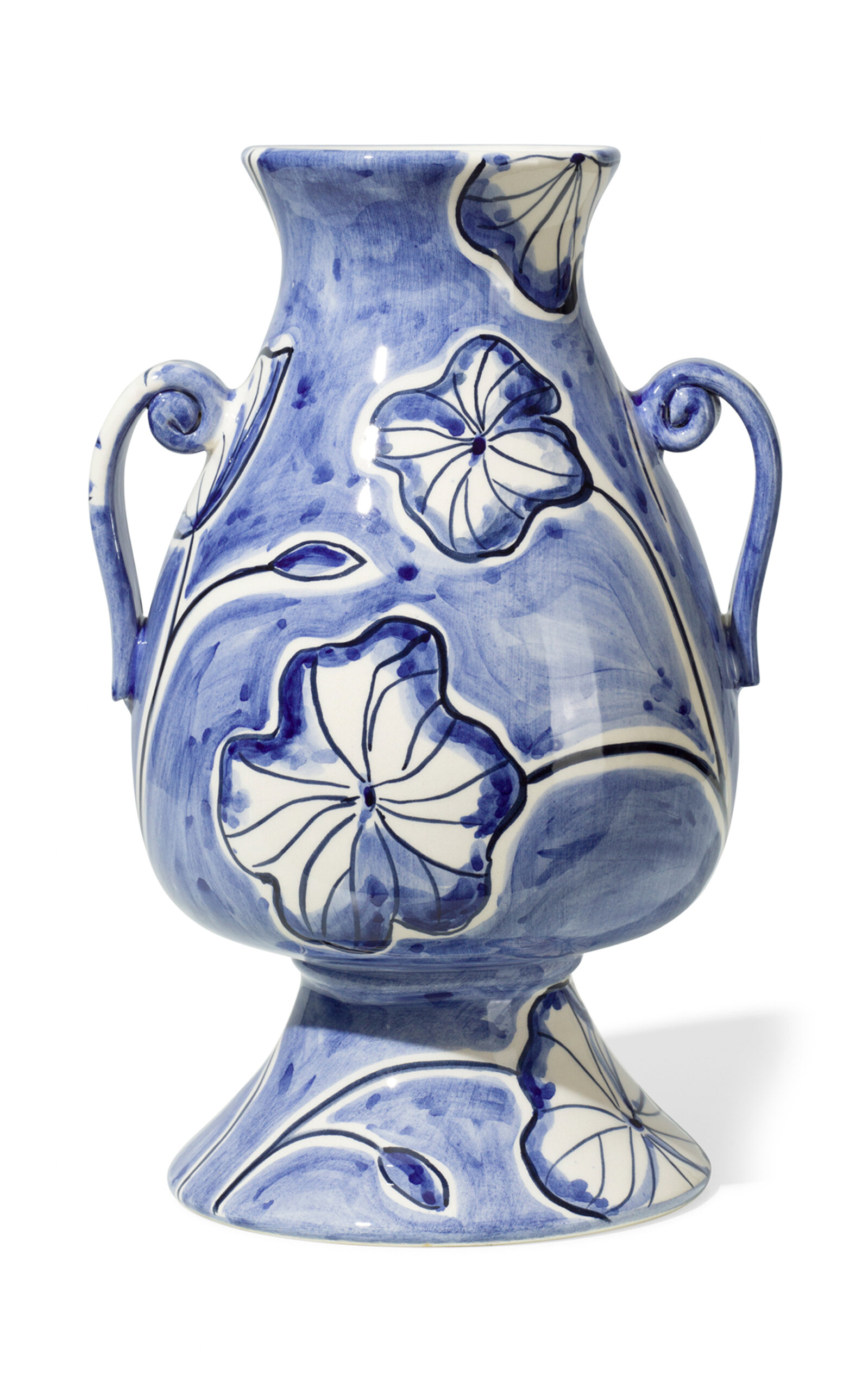 Vaisselle Colibri; Tall Vase - Blue