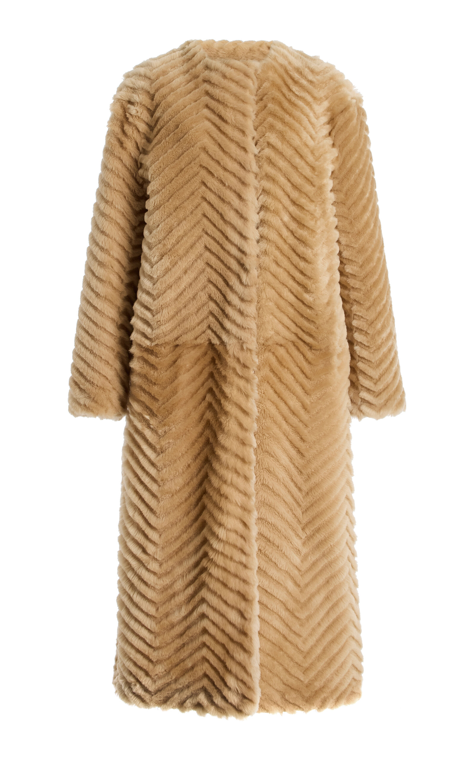 Zeynep Arçay Lasercut Shearling Coat