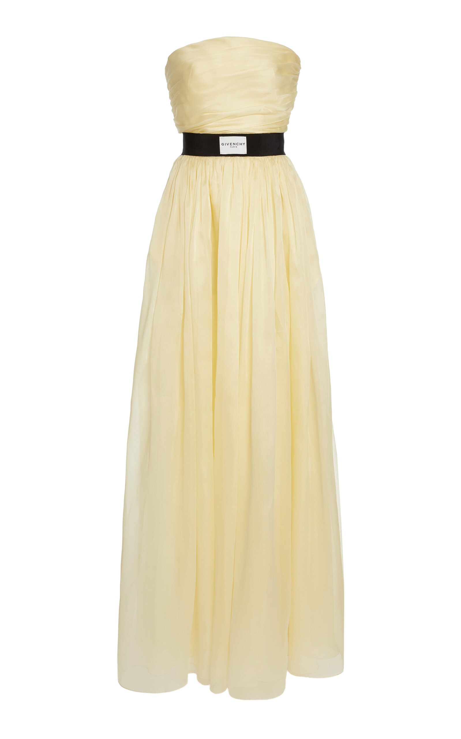 Givenchy Ruched Silk-Organza Gown