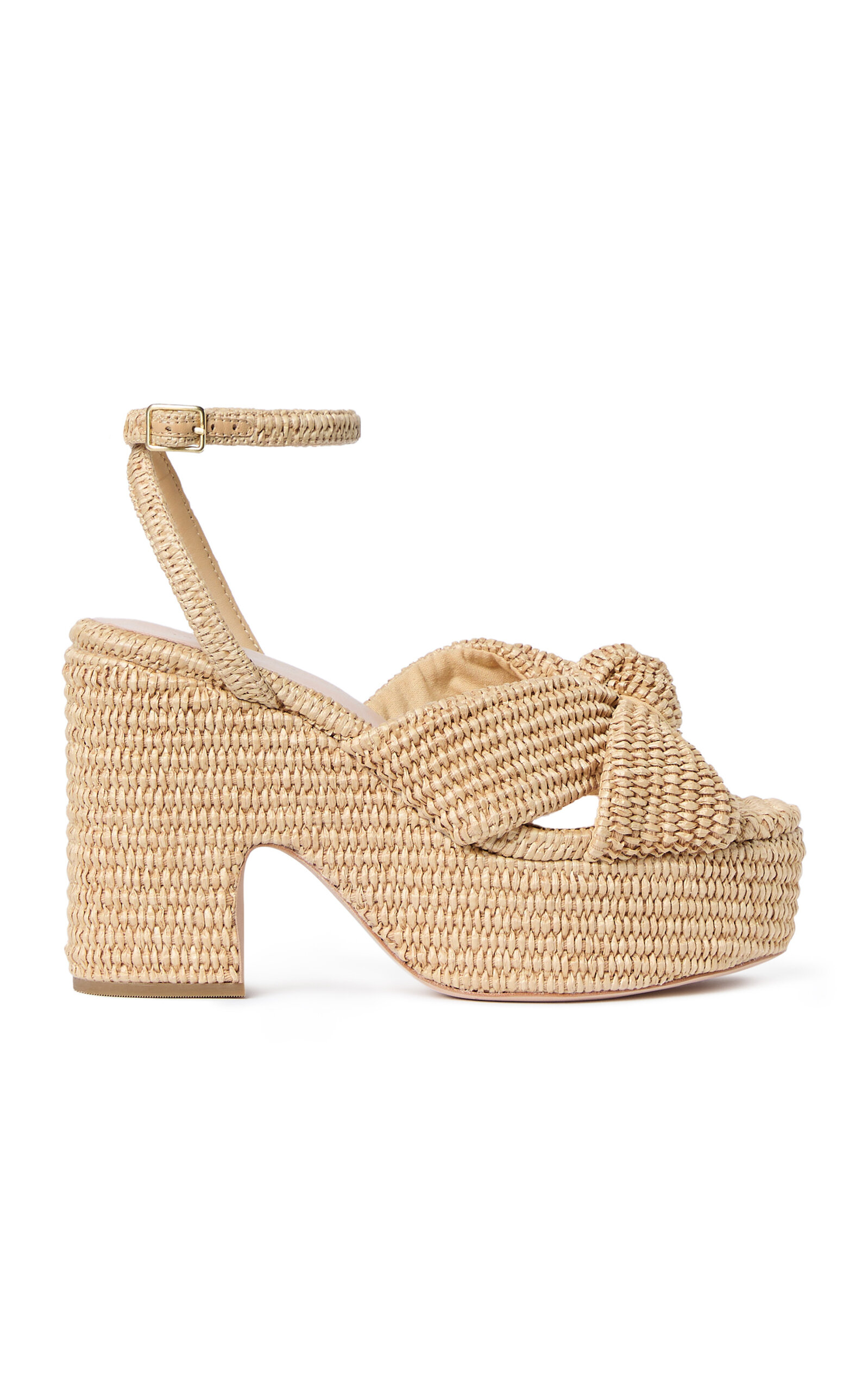 Raffia Platform Sandals