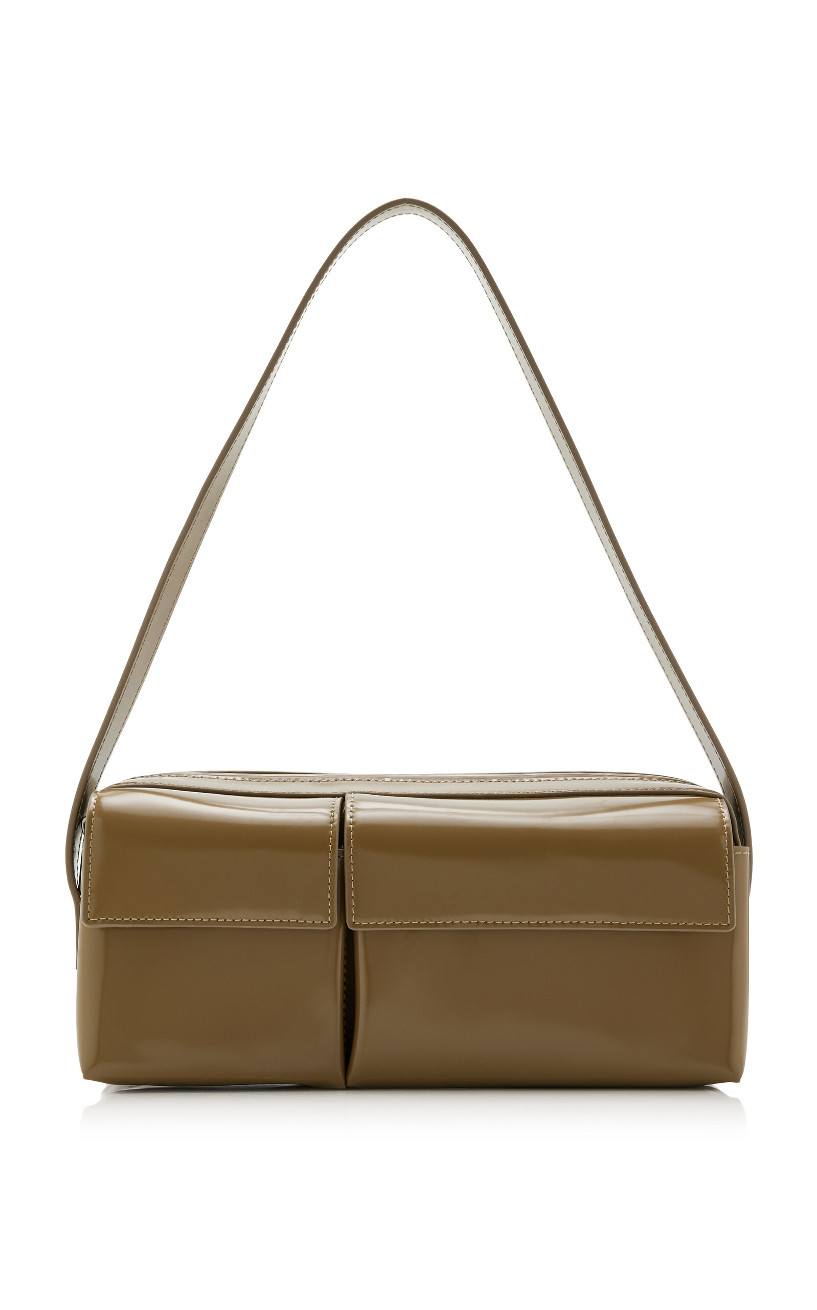 St. Agni 90s Leather Utility Shoulder Bag - Brown - OS