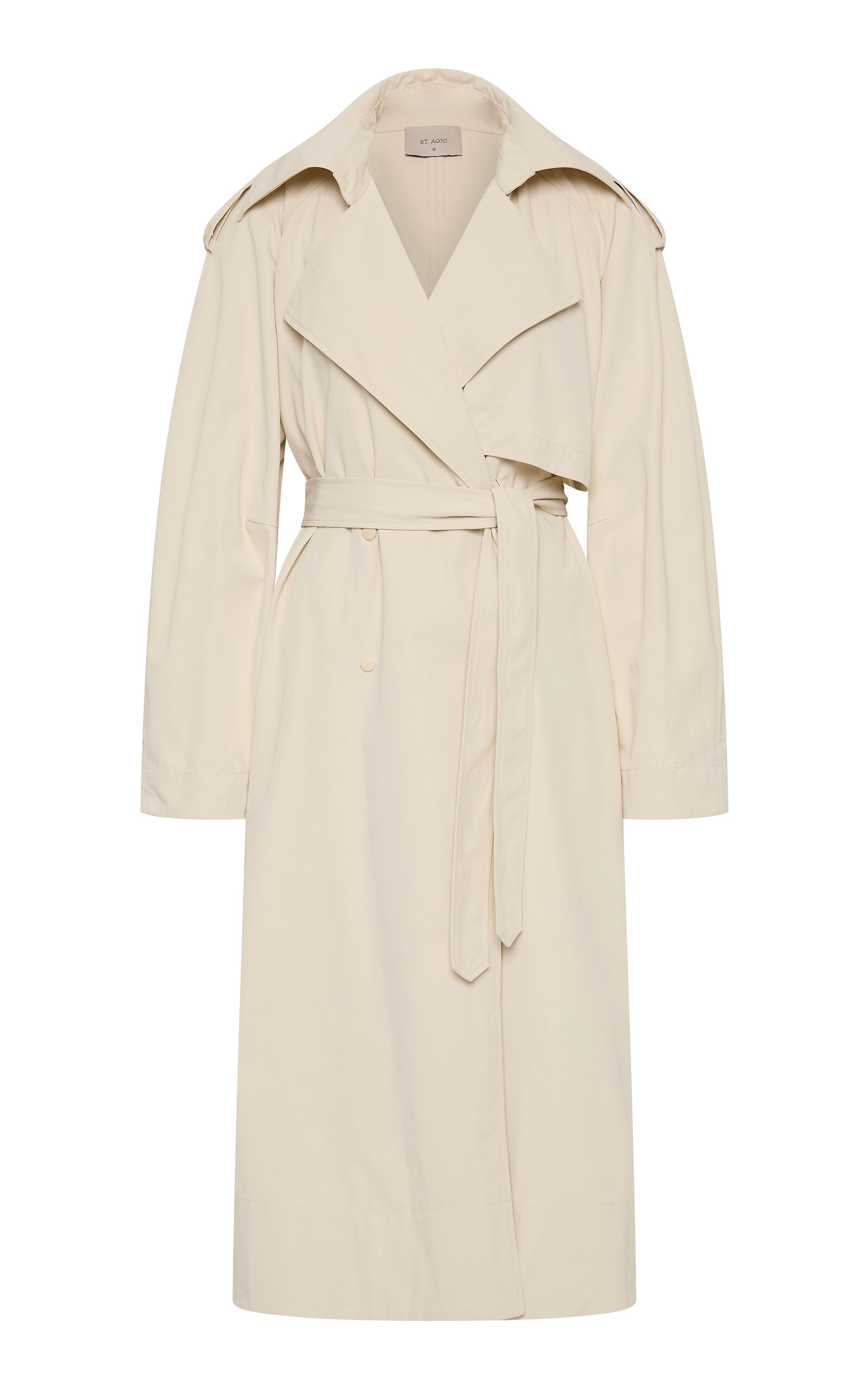 St. Agni Nylon-Cotton Trench Coat