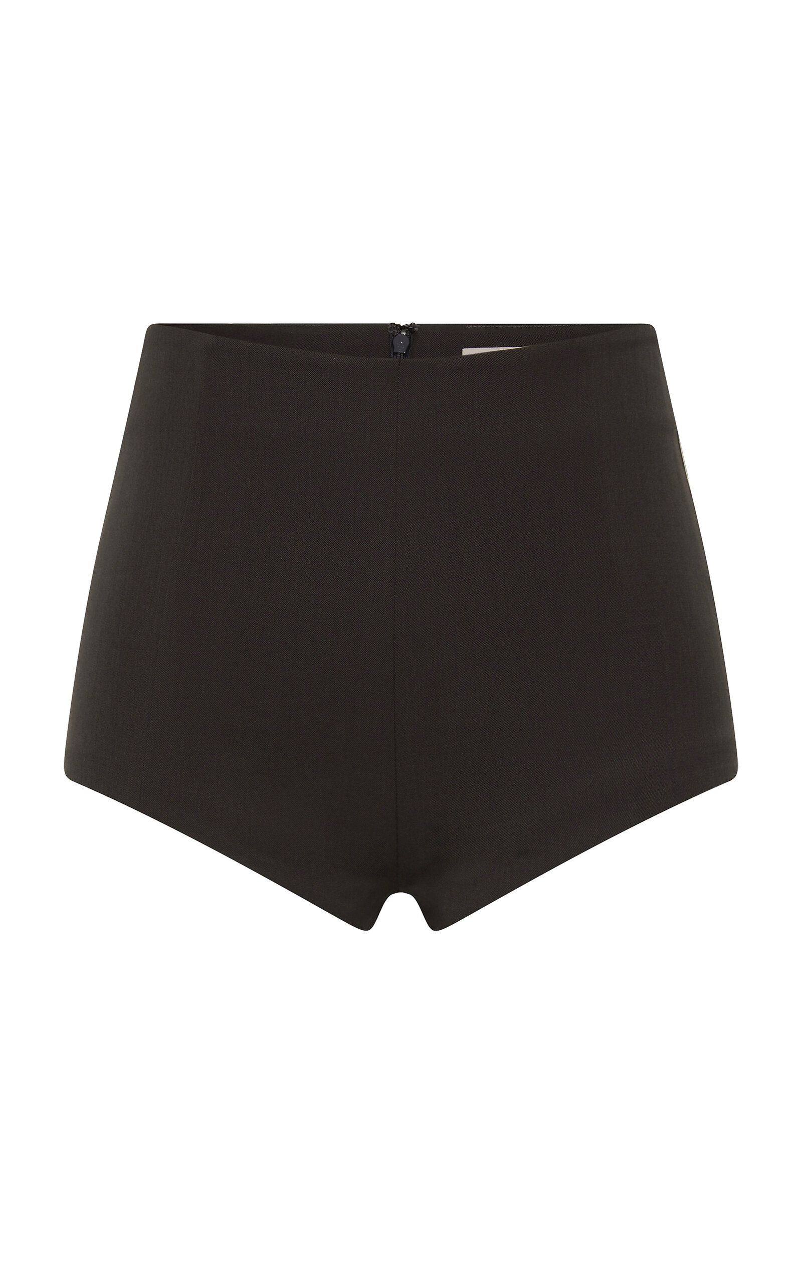 St Agni Tailored Wool-blend Briefs In Green