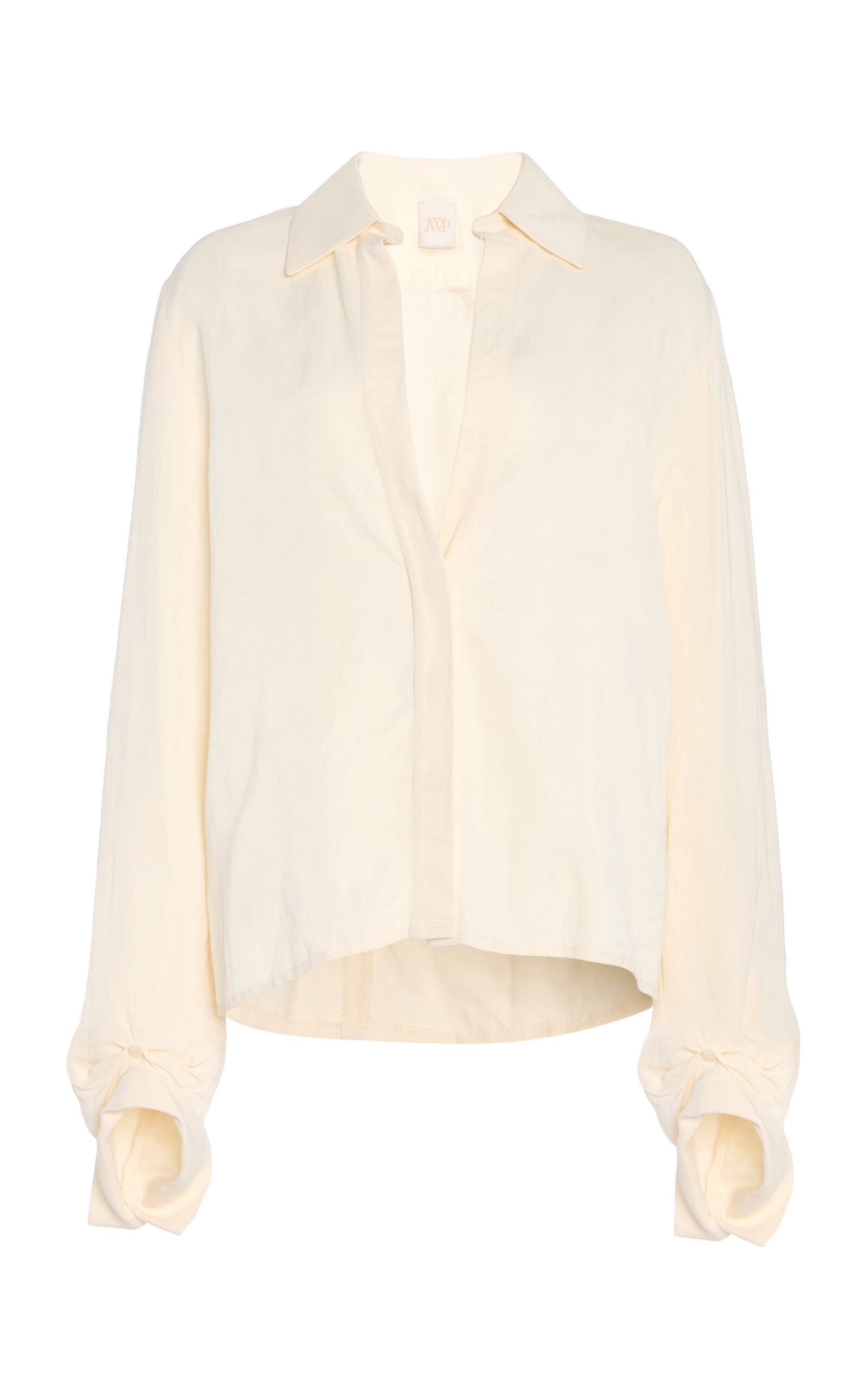 Twp Button Me Up Shirt In Ivory