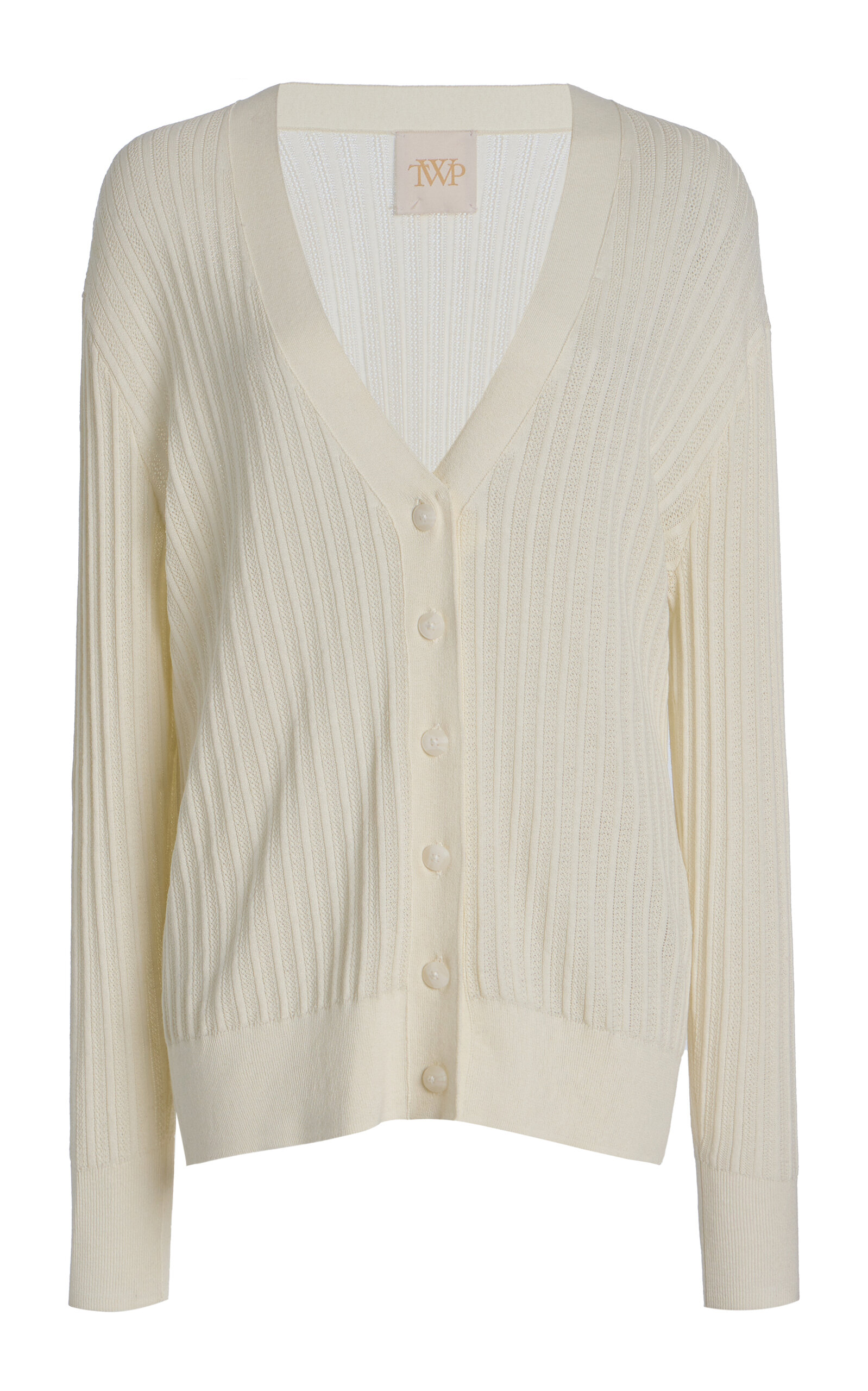 TWP Wool Cardigan - Ivory