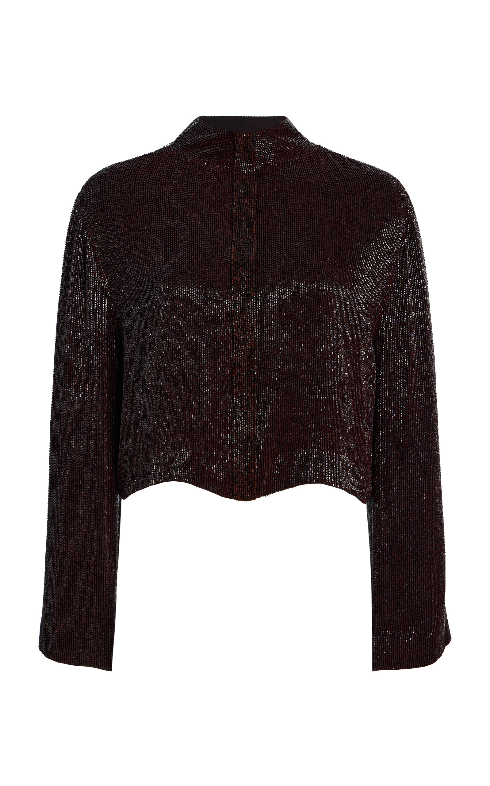 TWP Reversible Silk Top - Brown