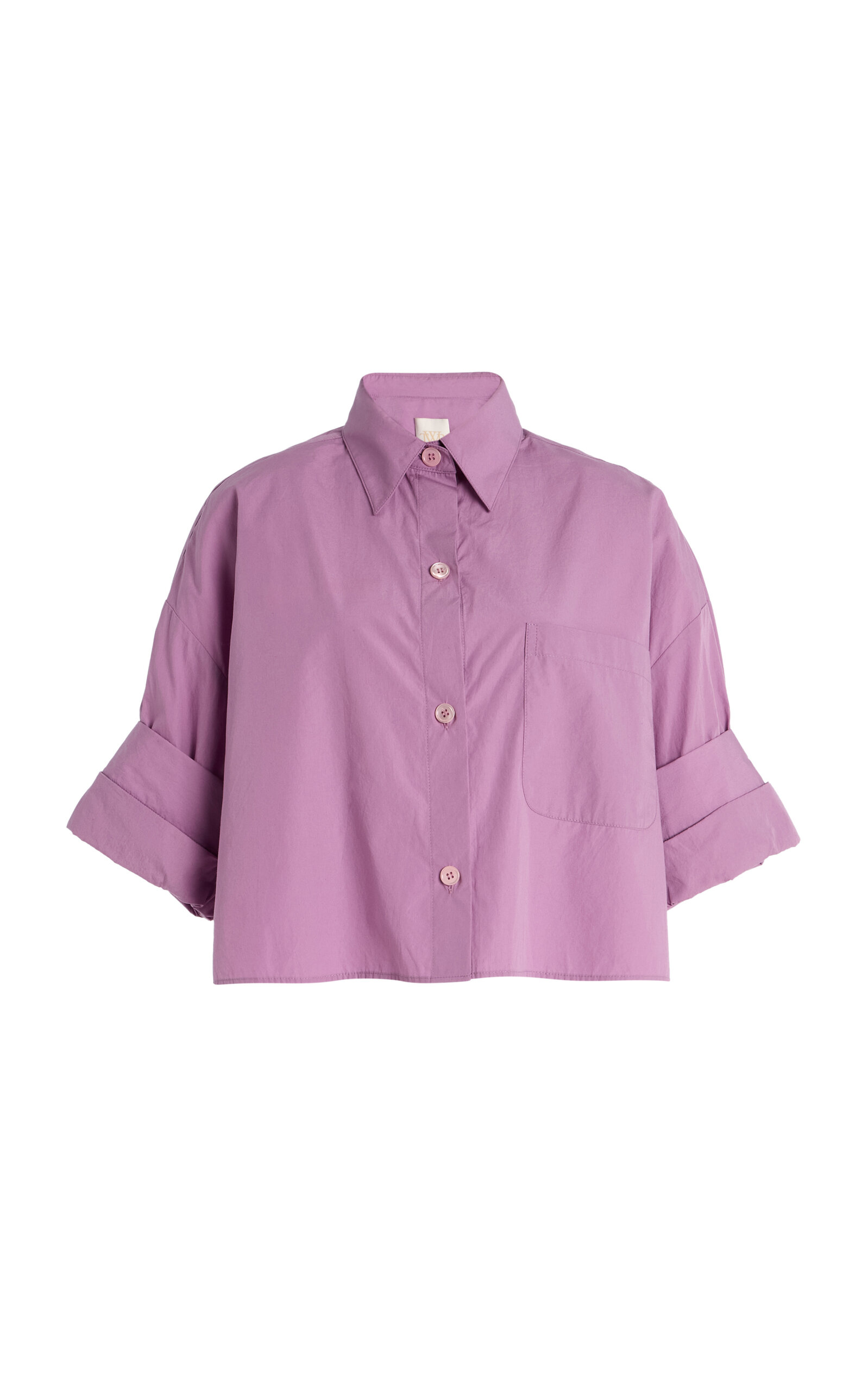 TWP Next Ex Cotton Shirt - Purple - M/L