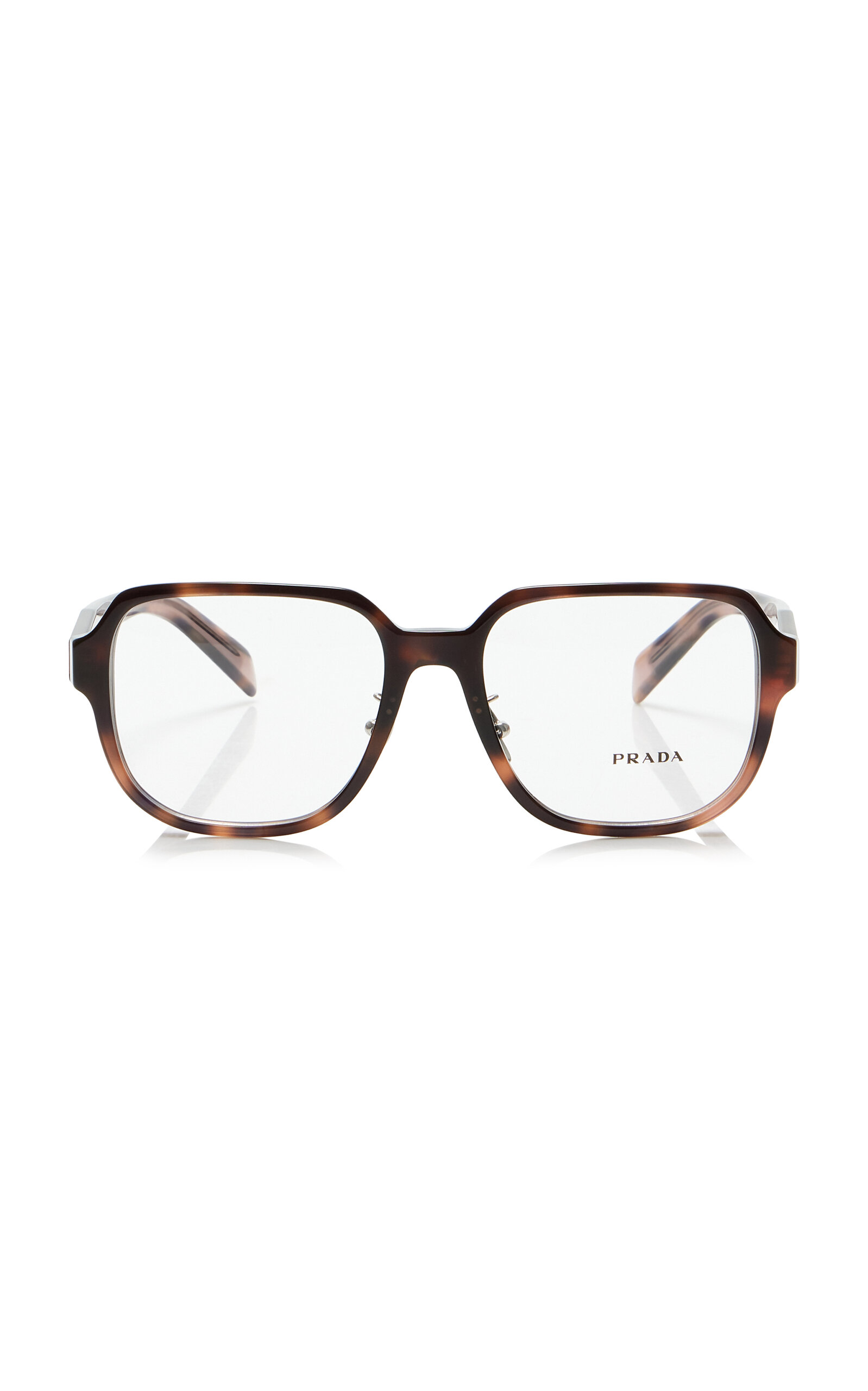 Prada Square-frame Acetate Glasses In Blue