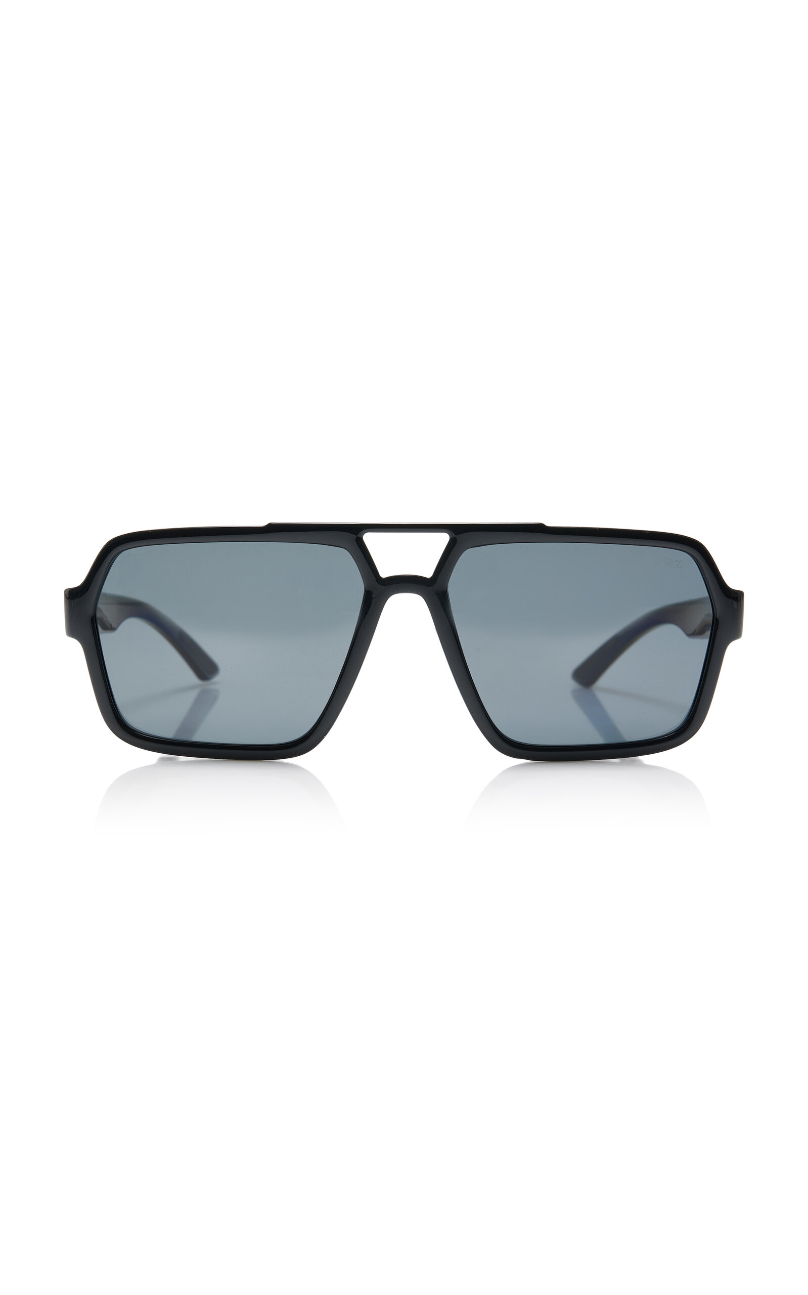 Prada Aviator-frame Nylon Sunglasses In Black