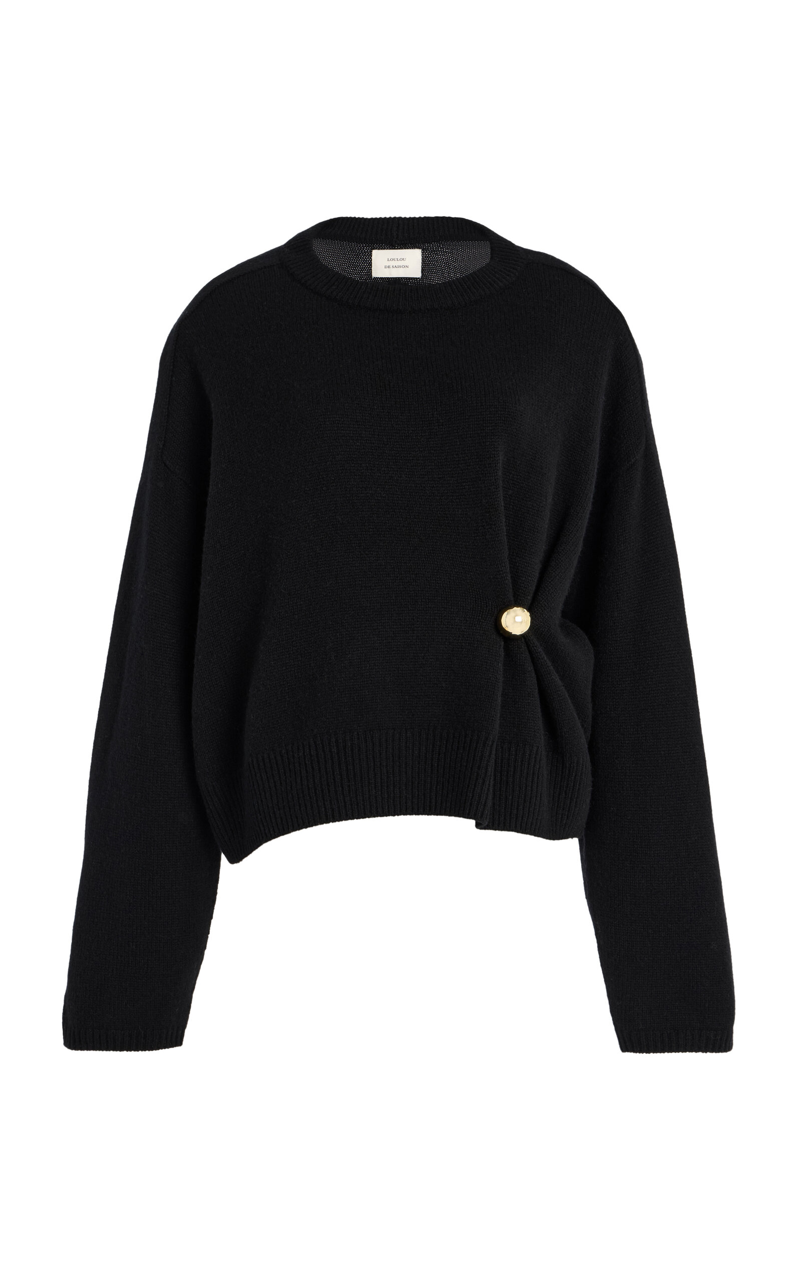 Loulou de Saison Bill Draped Cashmere Sweater