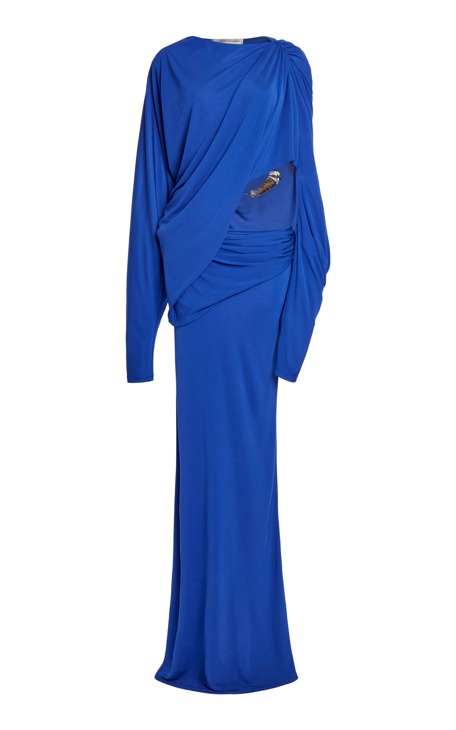 Christopher Esber Draped Jersey Maxi Dress - Women's Clothing