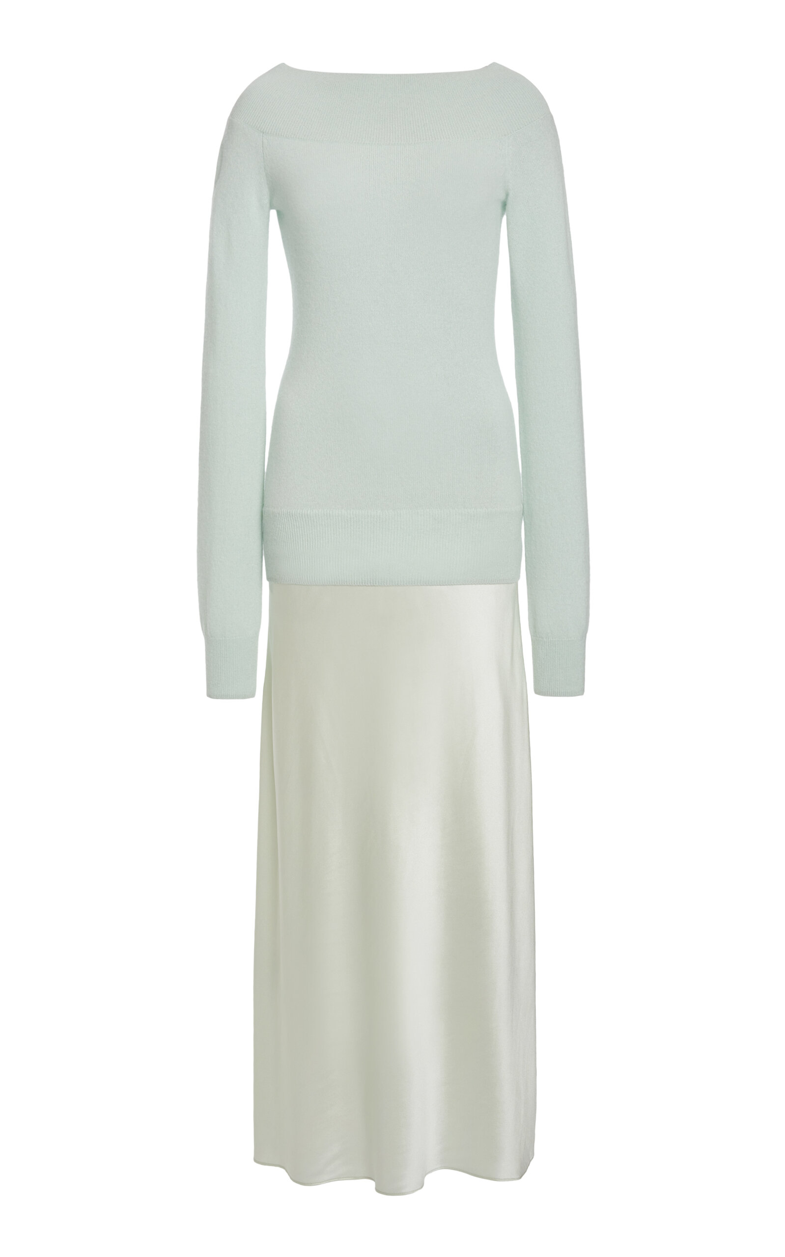 Christopher Esber Hybrid Cashmere-Silk Maxi Dress