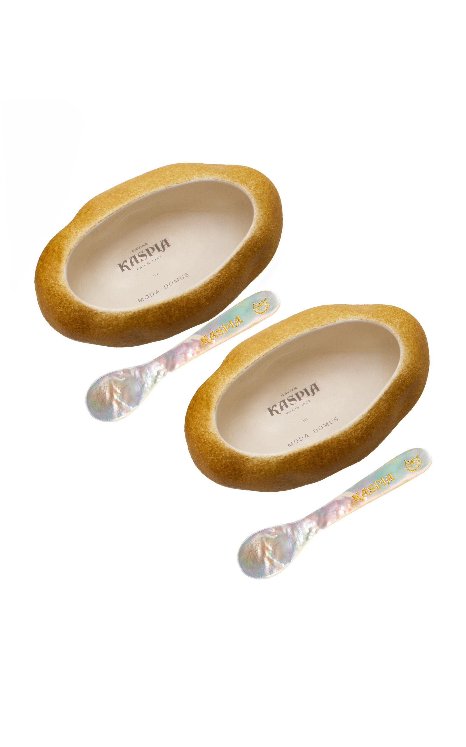 Moda Domus Caviar Kaspia By  Exclusive Potato Bowl Set In Neutral