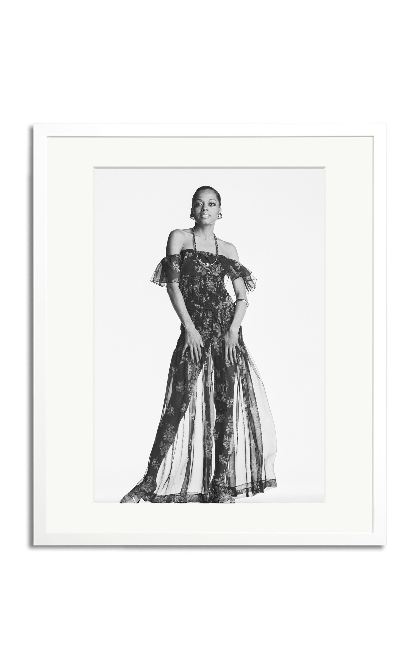 Sonic Editions Diana Ross Poses Print; 120x24 In Black