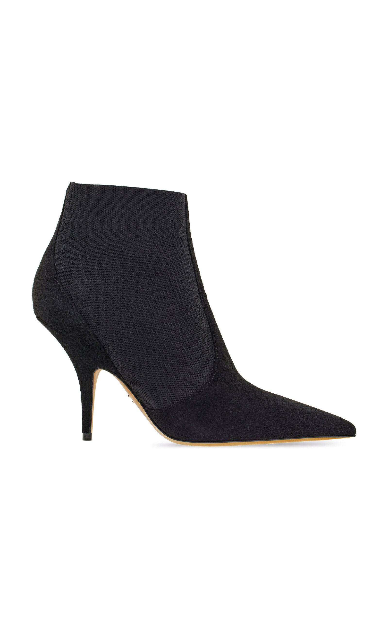 Ferragamo Panelled Ankle Boot In Black
