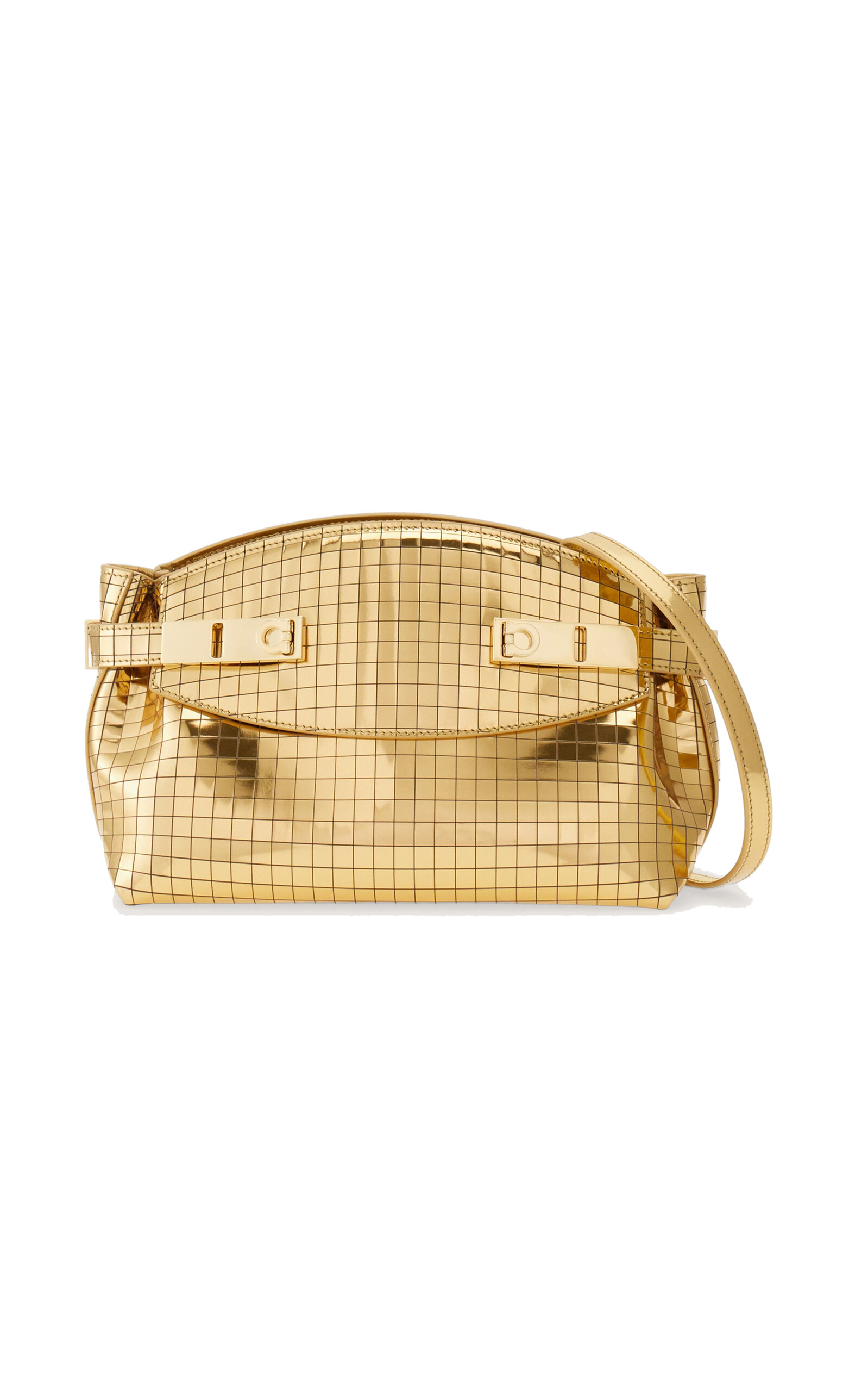 Hug Soft Metallic Crossbody Bag