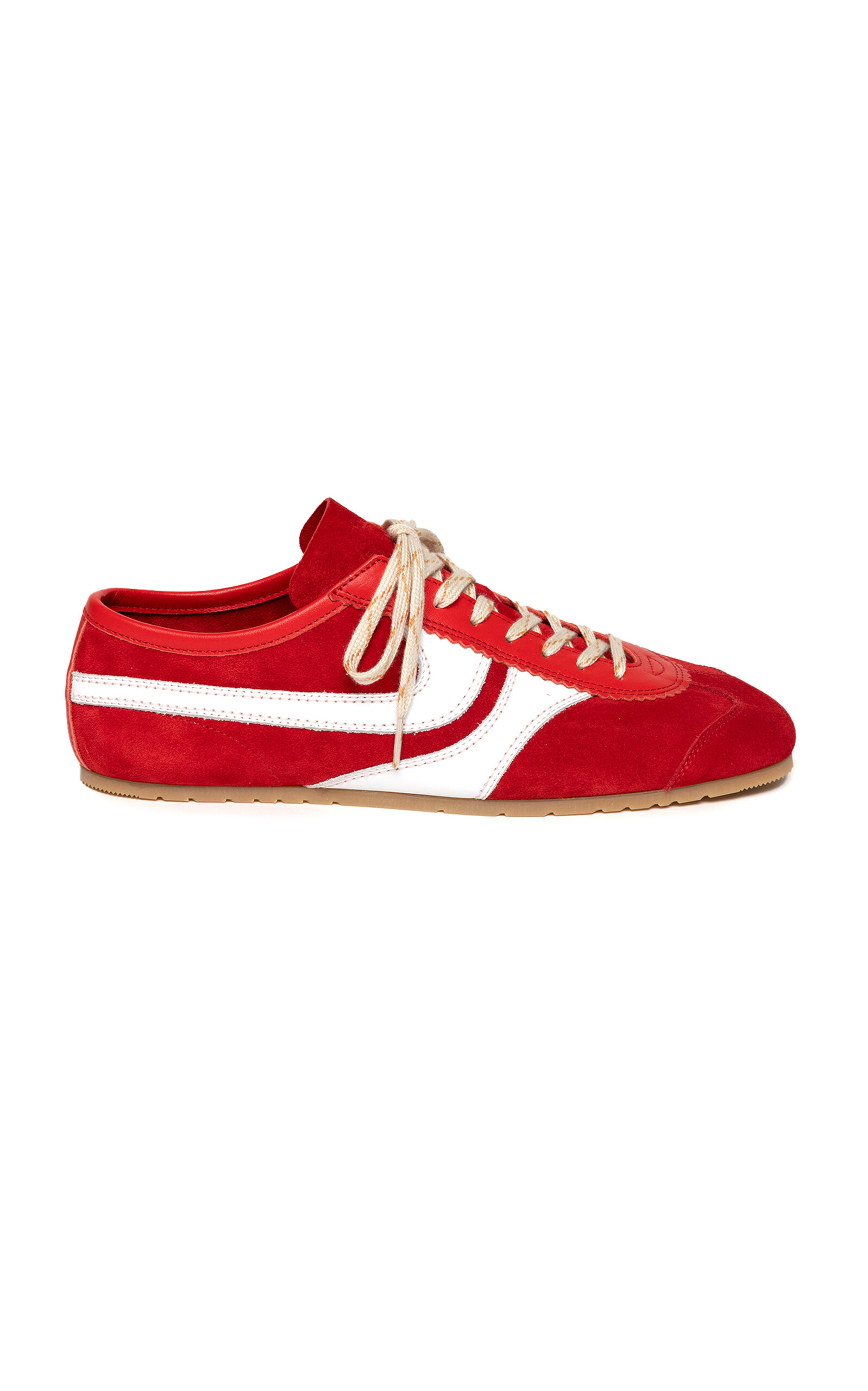 Dries Van Noten Suede Sneakers In Red
