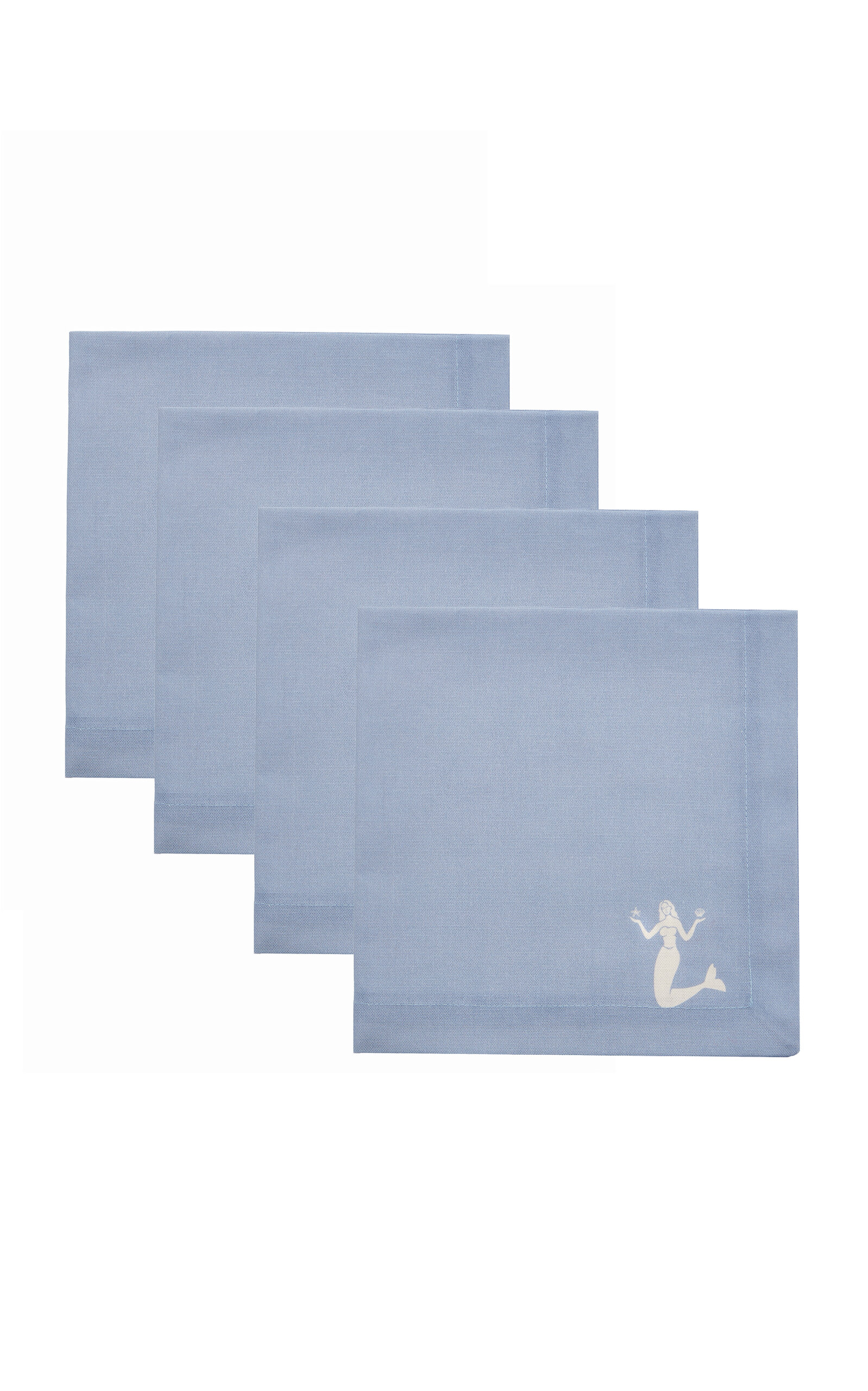 MODA DOMUS RIVIERA SET-OF-FOUR COTTON NAPKINS