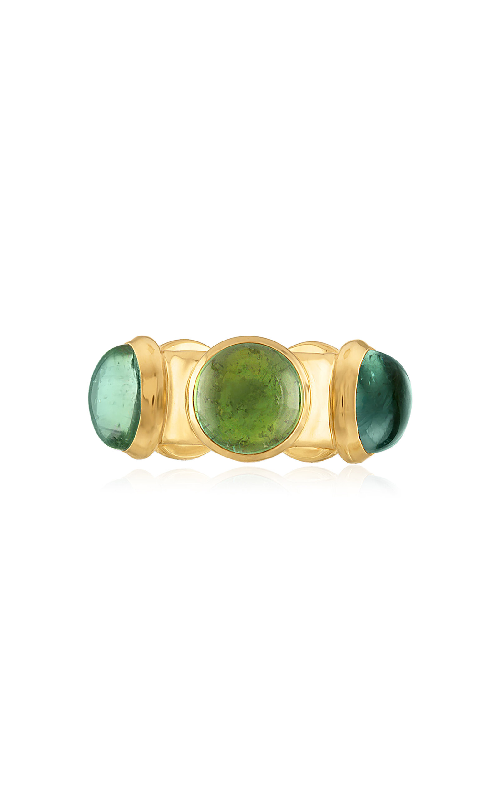 Vic 18K Yellow Gold Tourmaline Ring