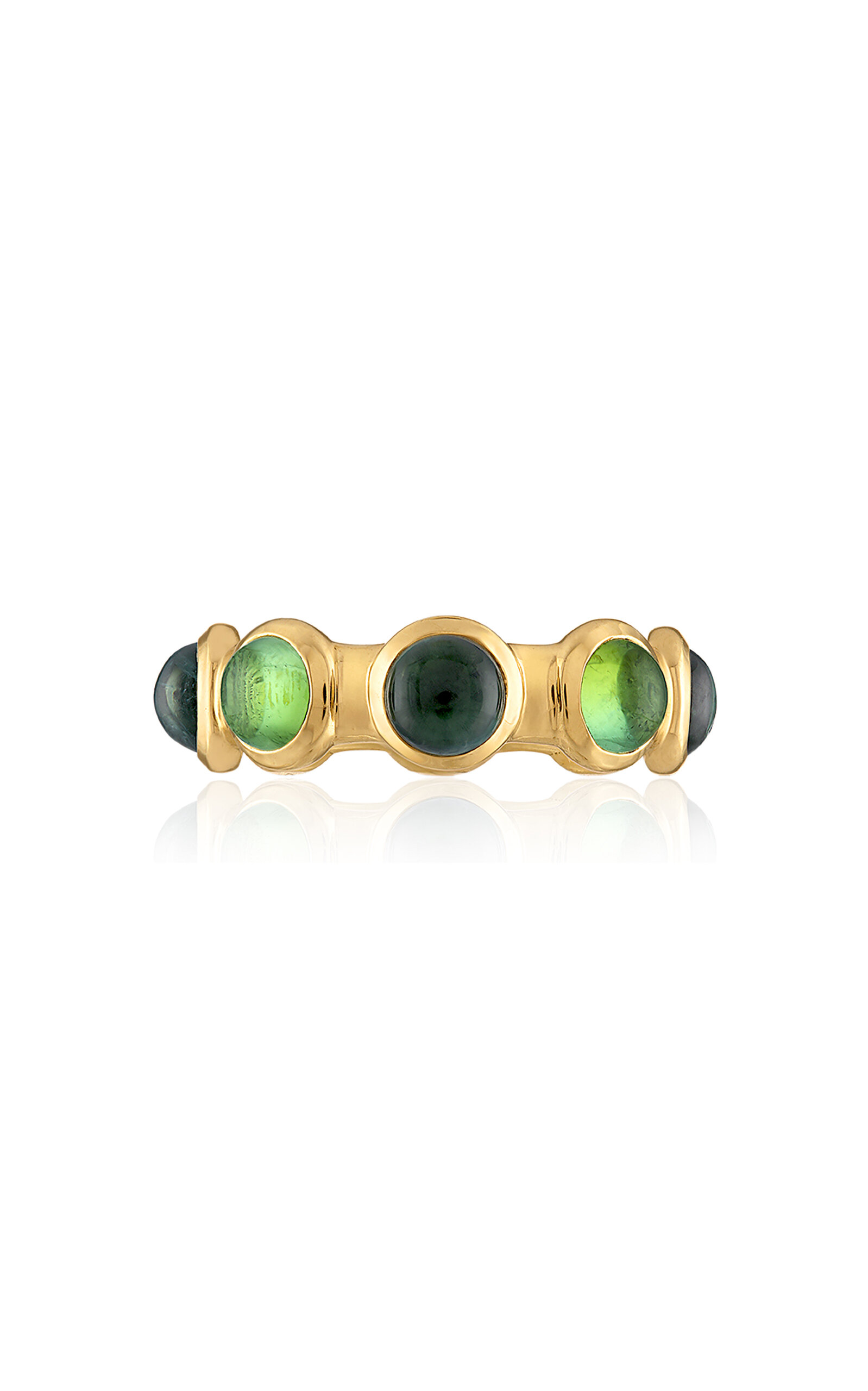 Small Vic 18K Yellow Gold Tourmaline Ring