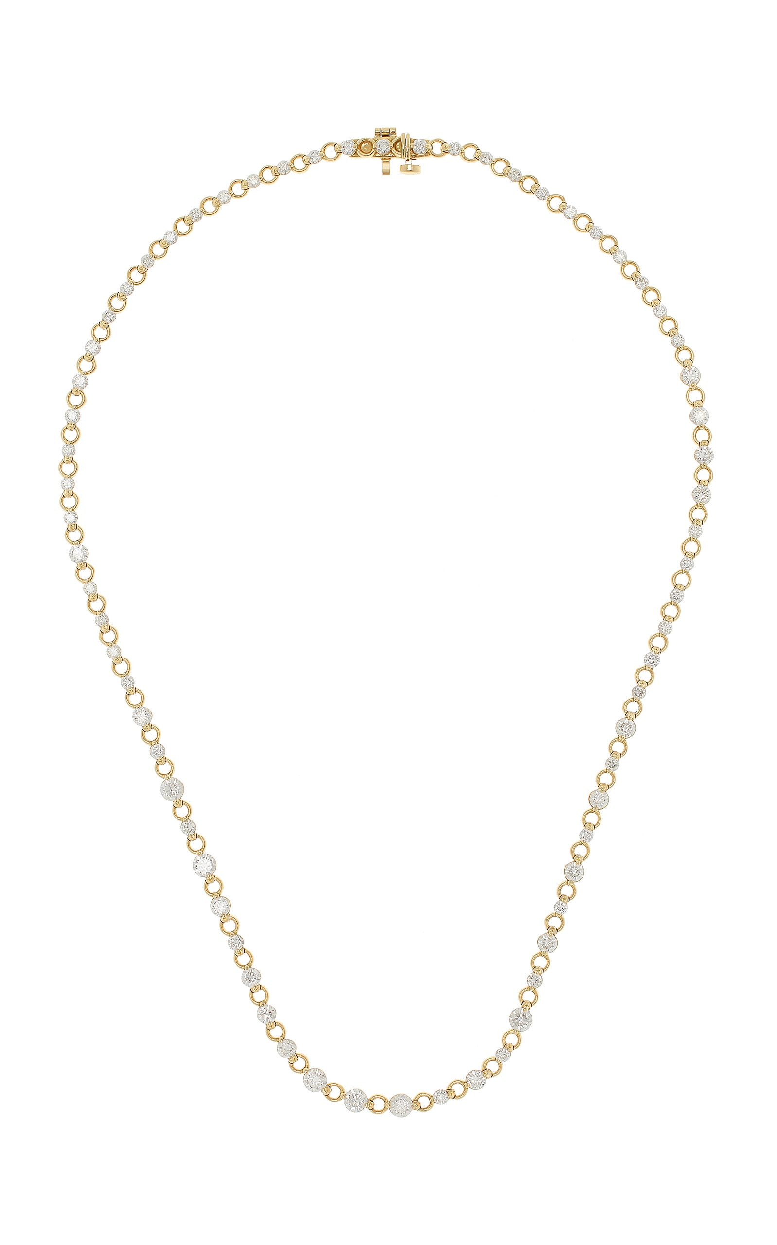Diana 18K Yellow Gold Diamond Necklace