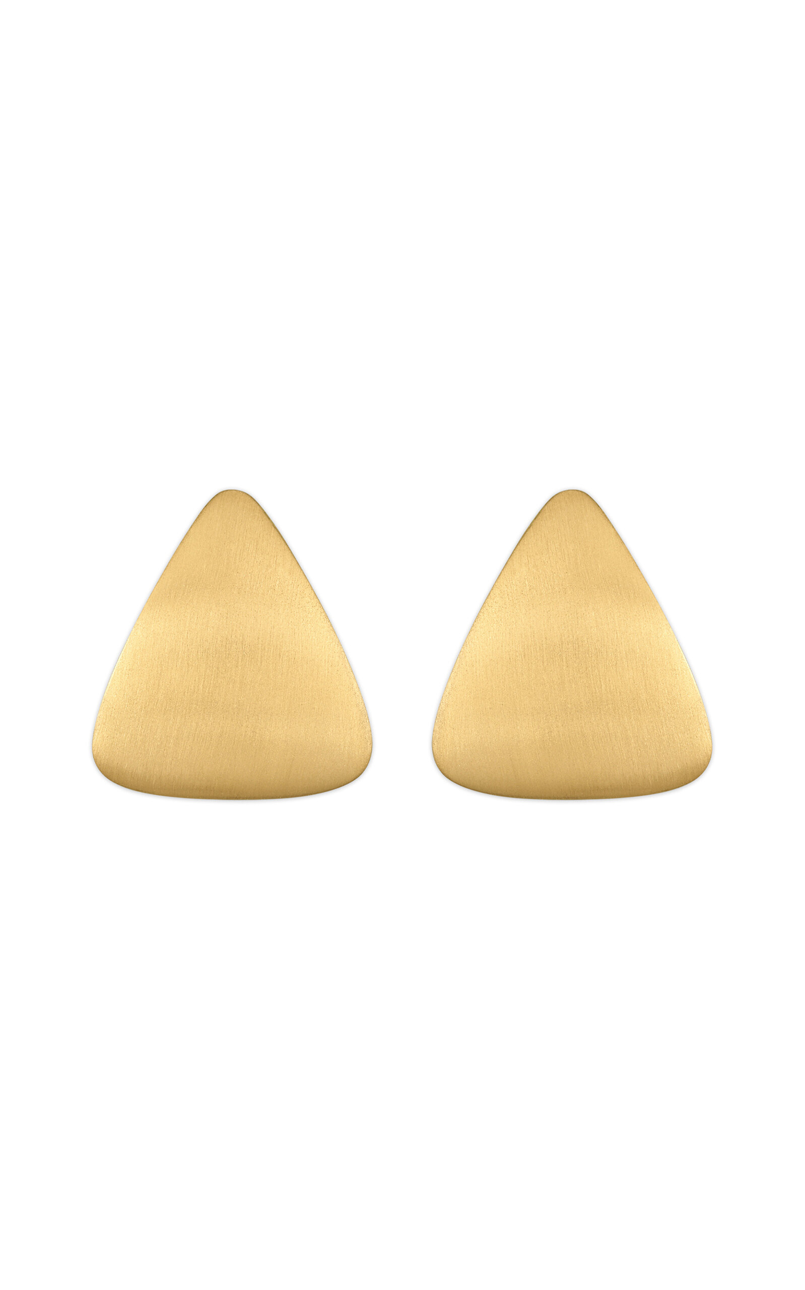 Jade Ruzzo Guitar Pick 18k Yellow Gold Earrings - Gold - OS - Moda Operandi - Women's Jewelry And Watches