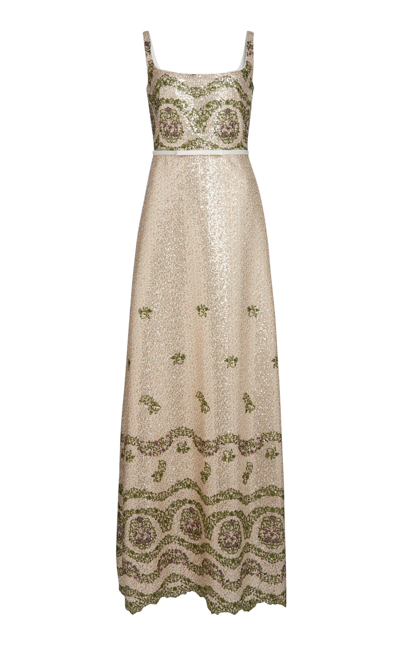 Giambattista Valli Sequined Gown In Multi