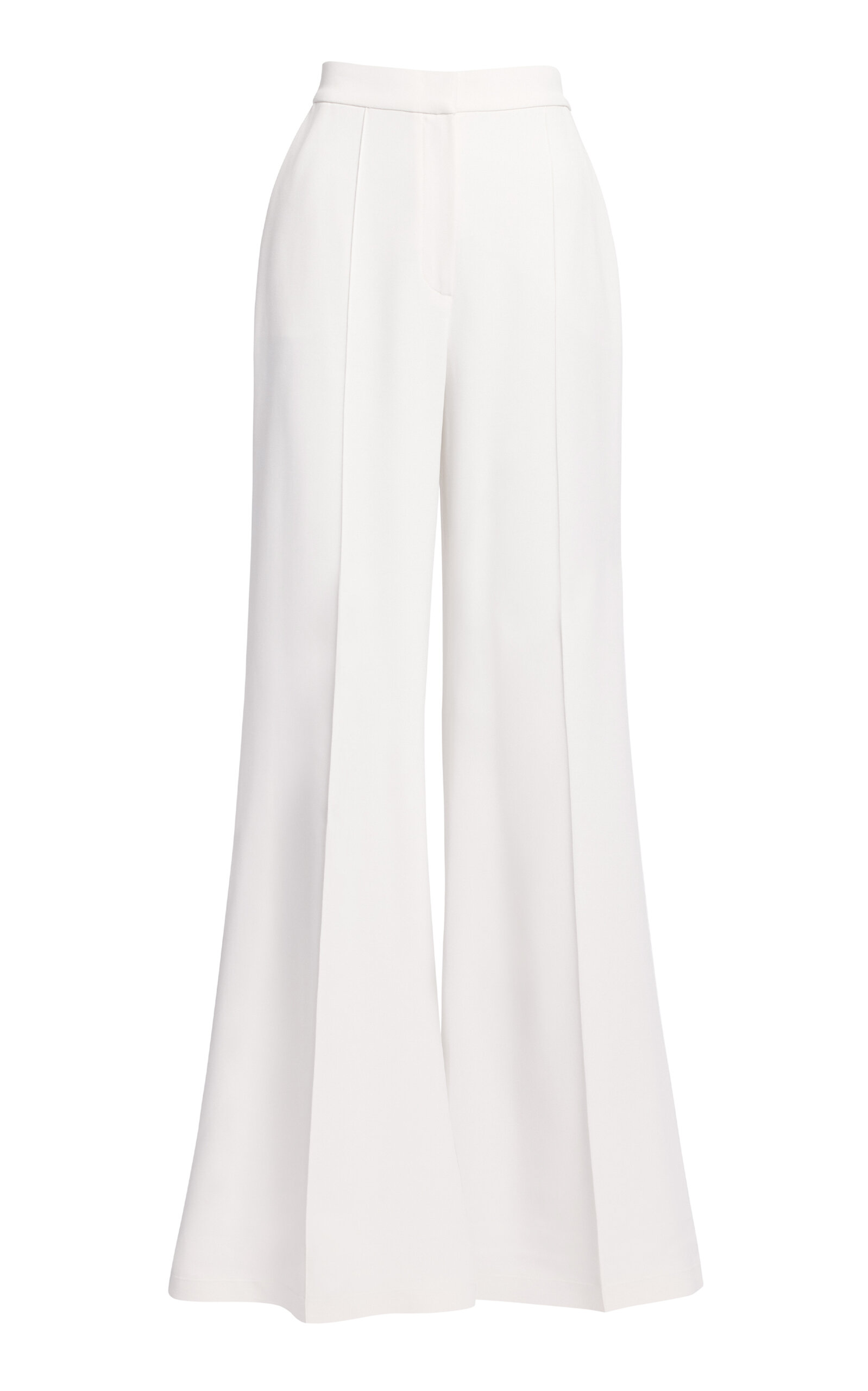 Elie Saab Cady Wide-leg Pants In White
