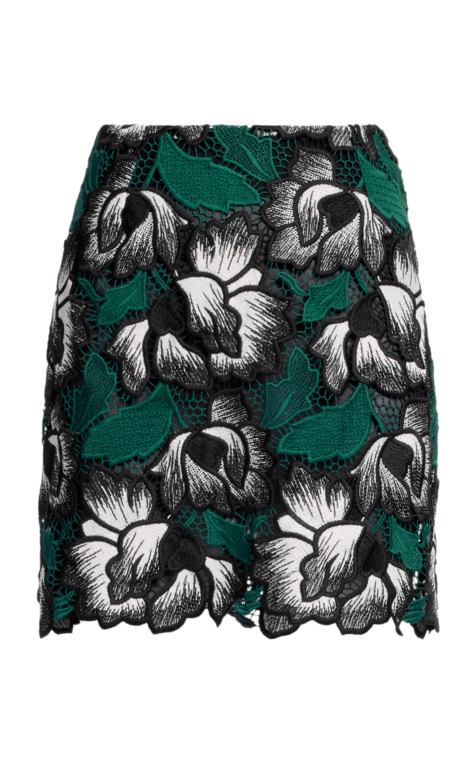 Elie Saab Macrame Mini Skirt