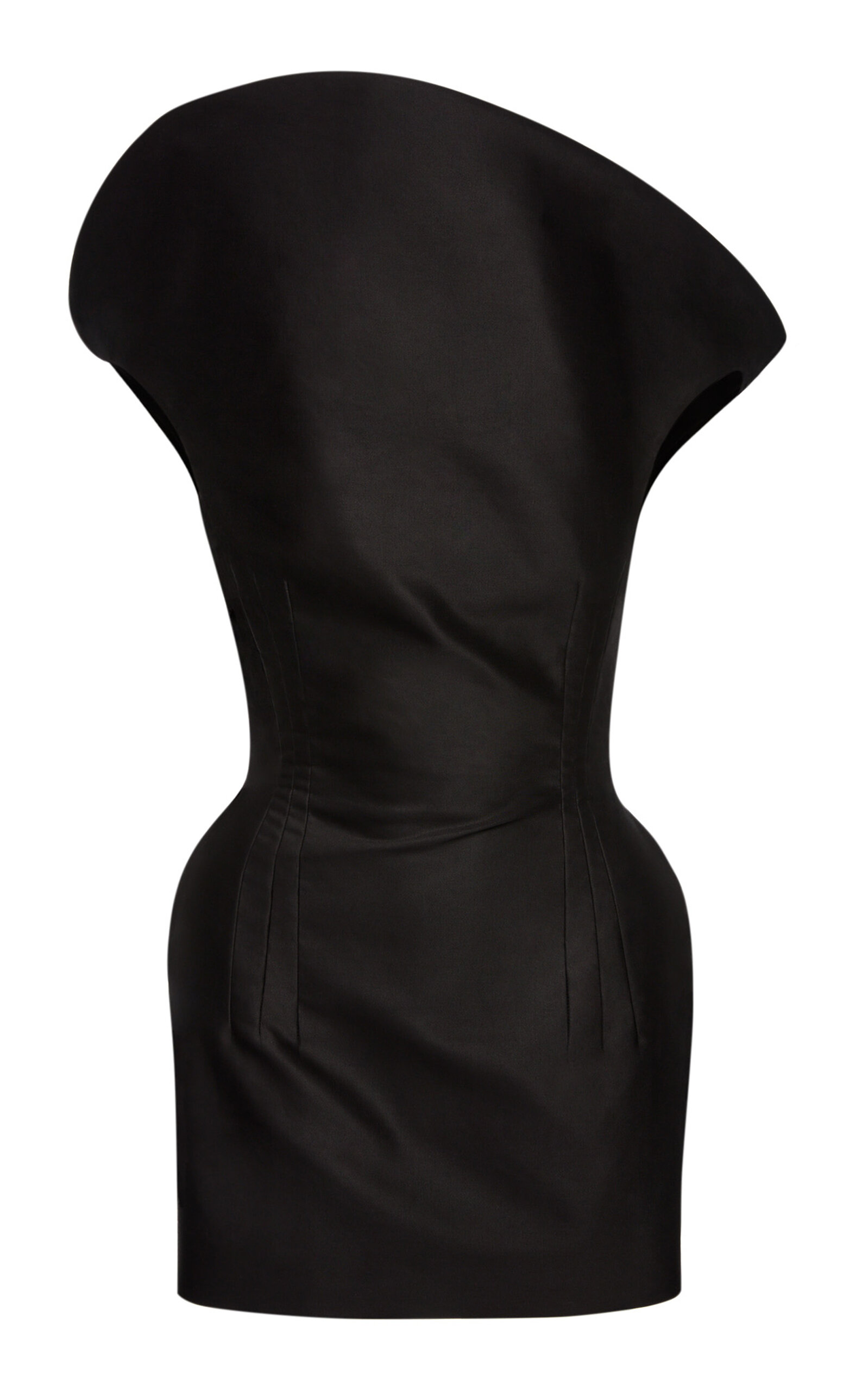 Magda Butrym Avante-Garde Silk Mini Dress