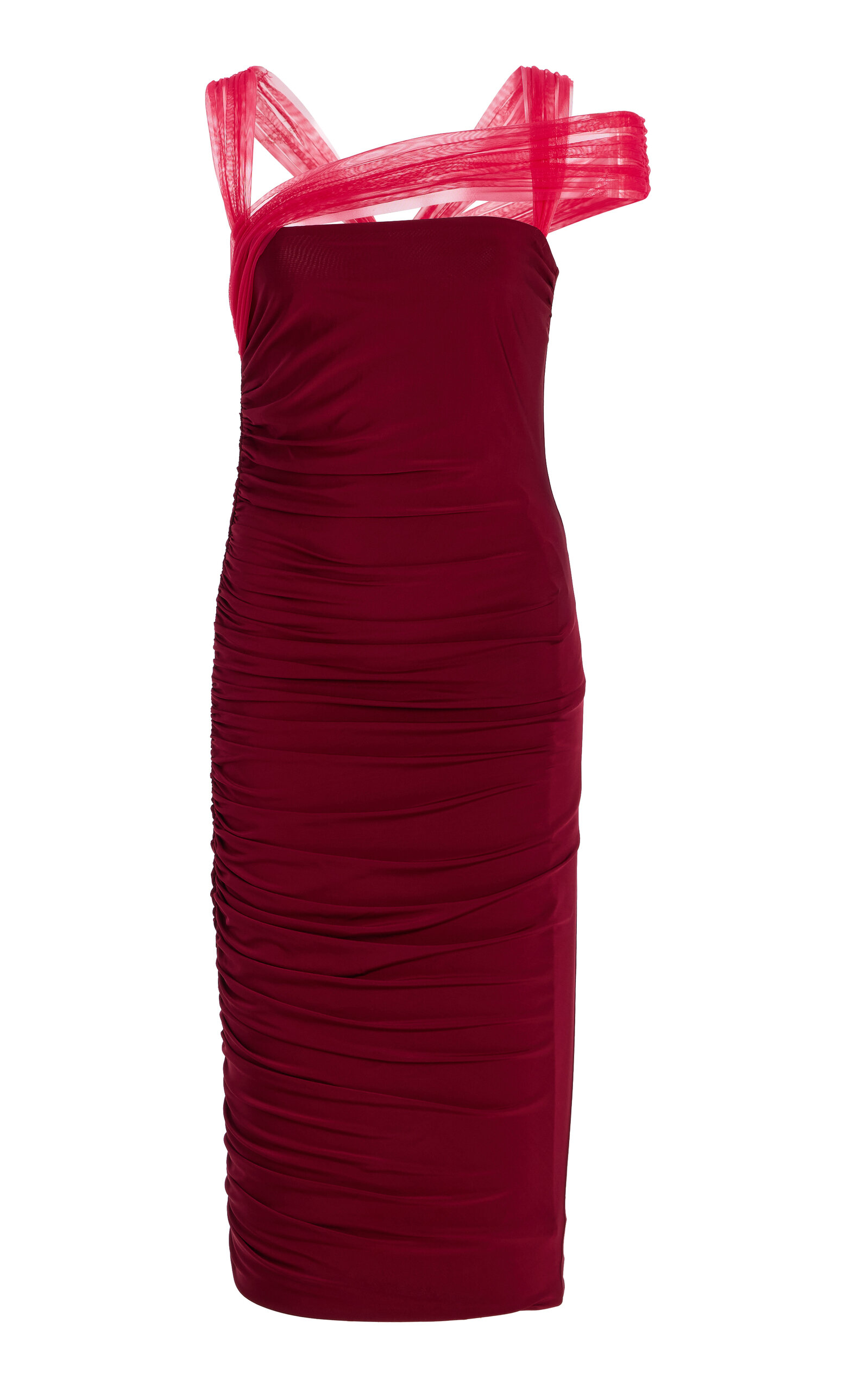 Nensi Dojaka Draped Tulle Dress - Women's Clothing