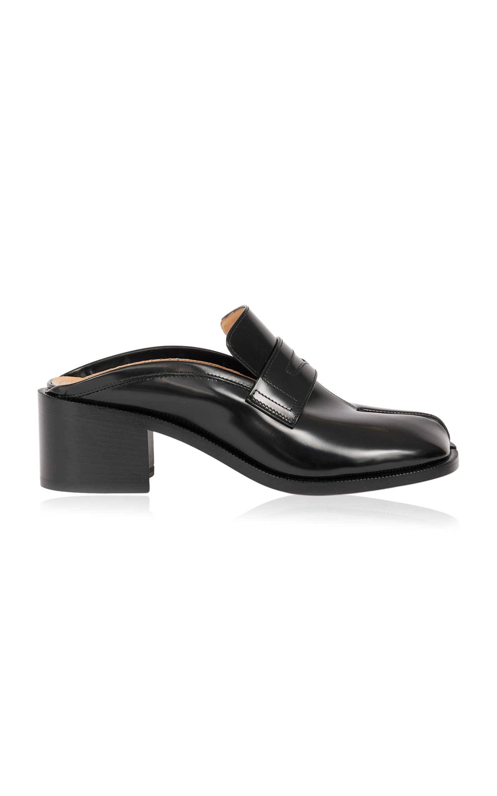 Maison Margiela Tabi City Leather Loafer Mules