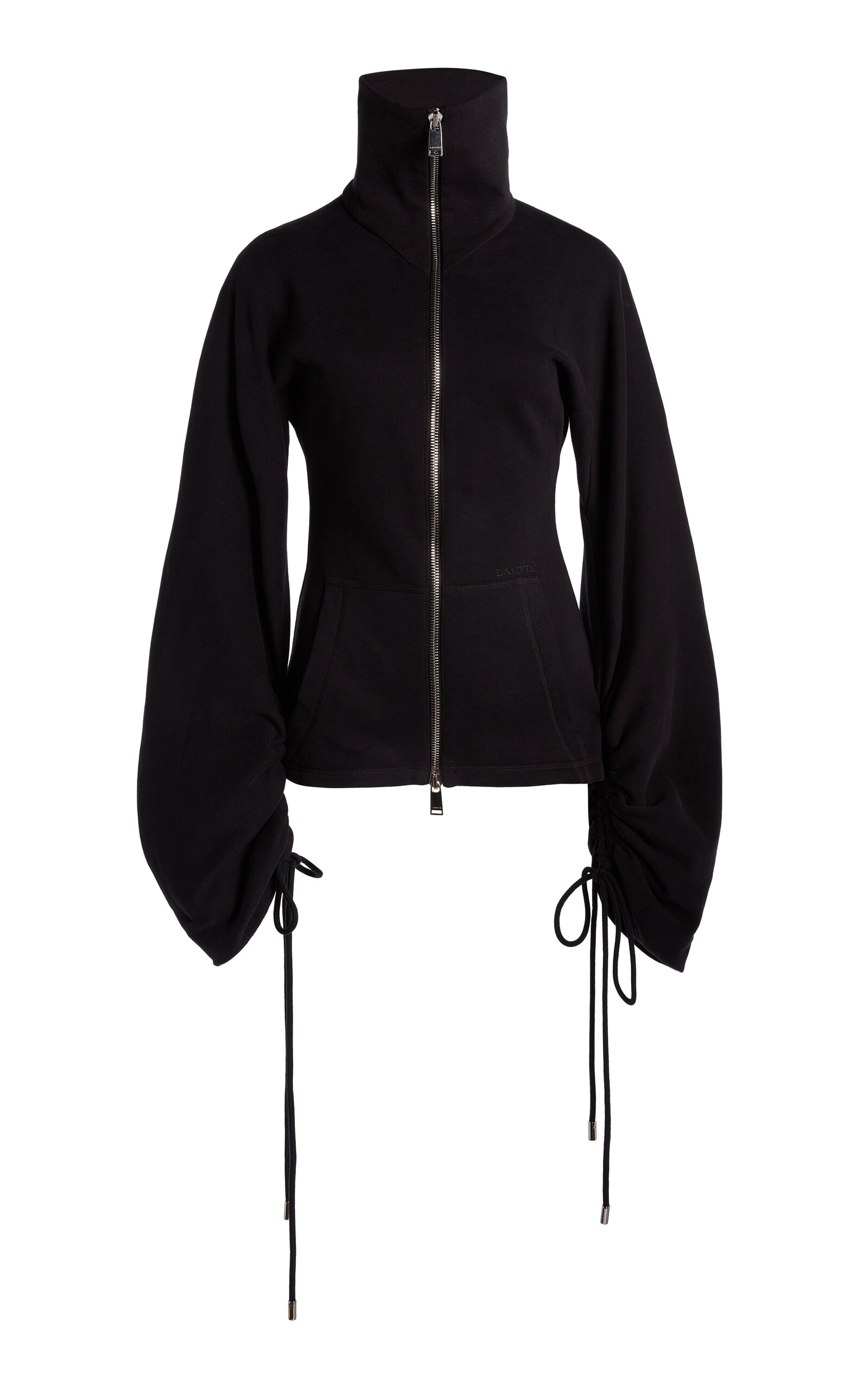 Lanvin Zipped Cotton-Cashmere Jacket