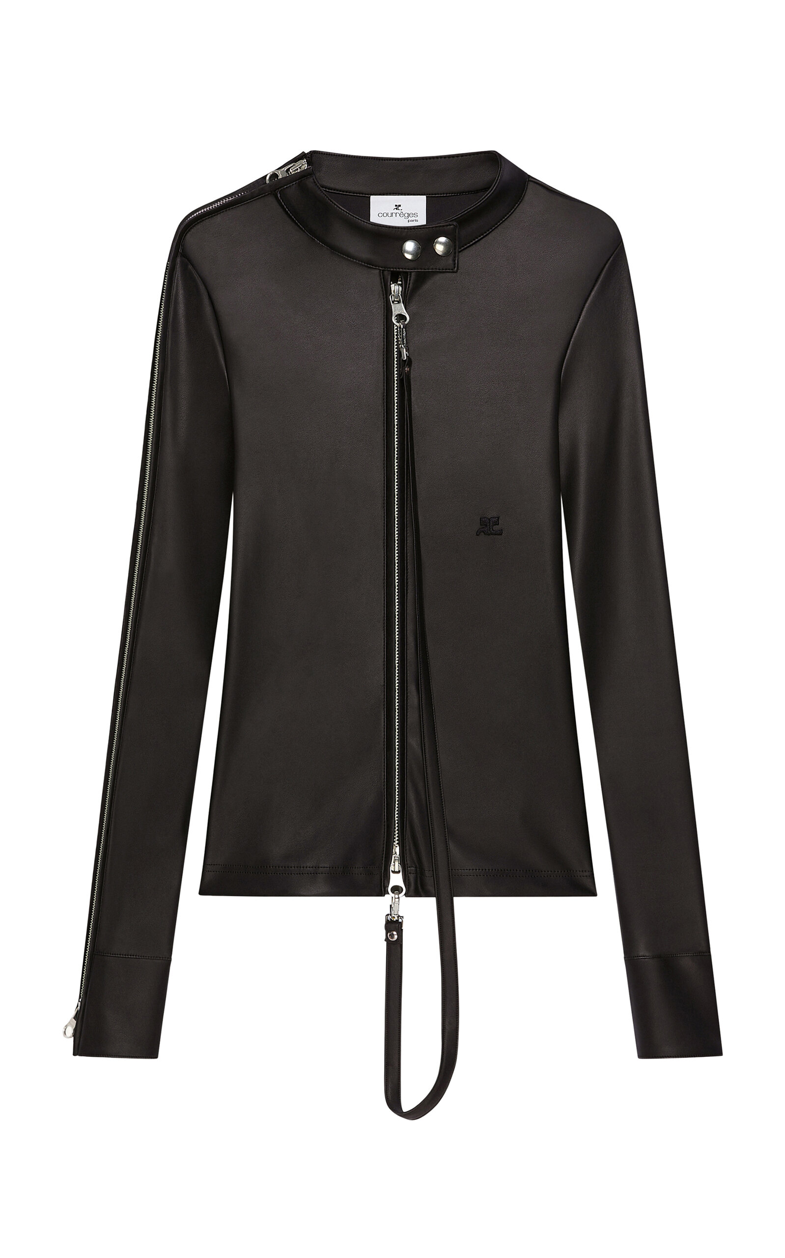 Courrèges Zipped Biker Top - Women's Clothing