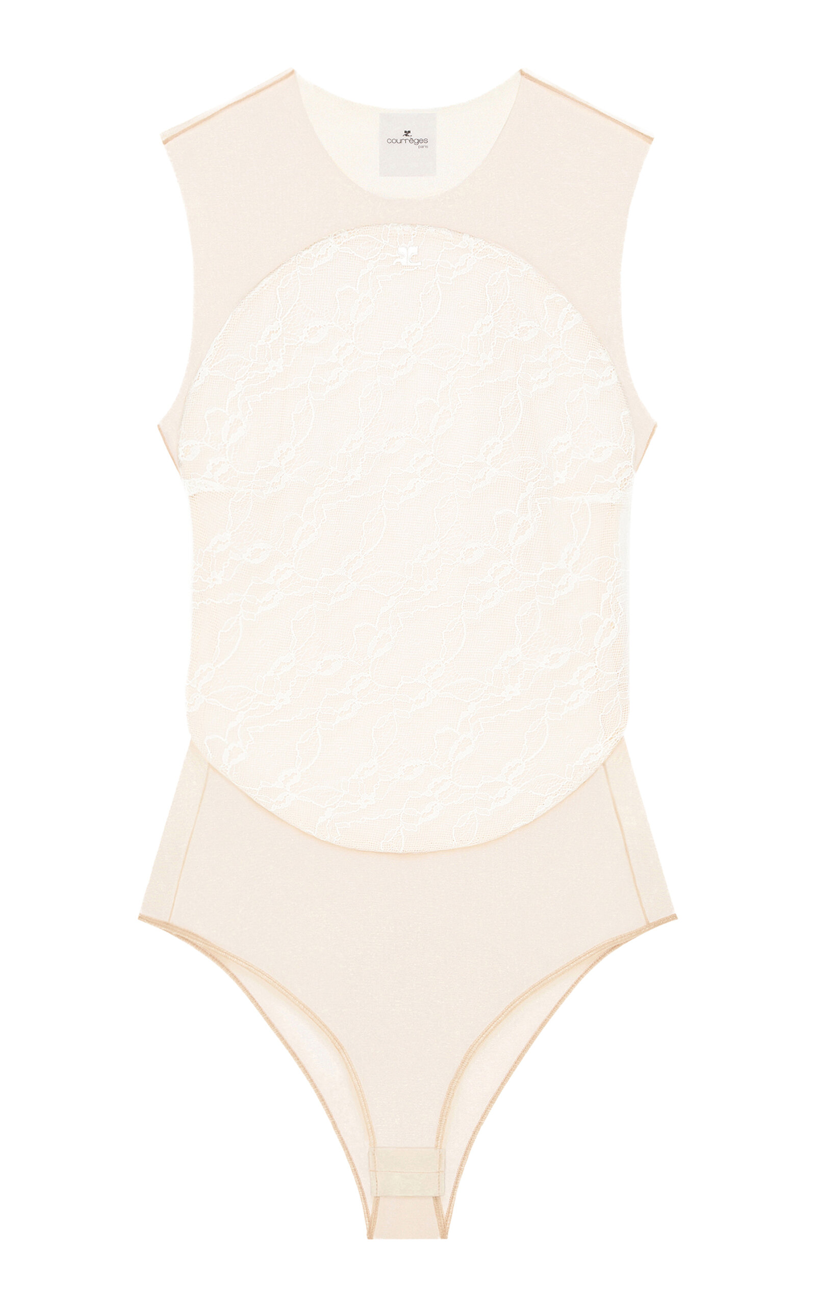 CourrÃ¨ges Illusion Circle Lace Bodysuit