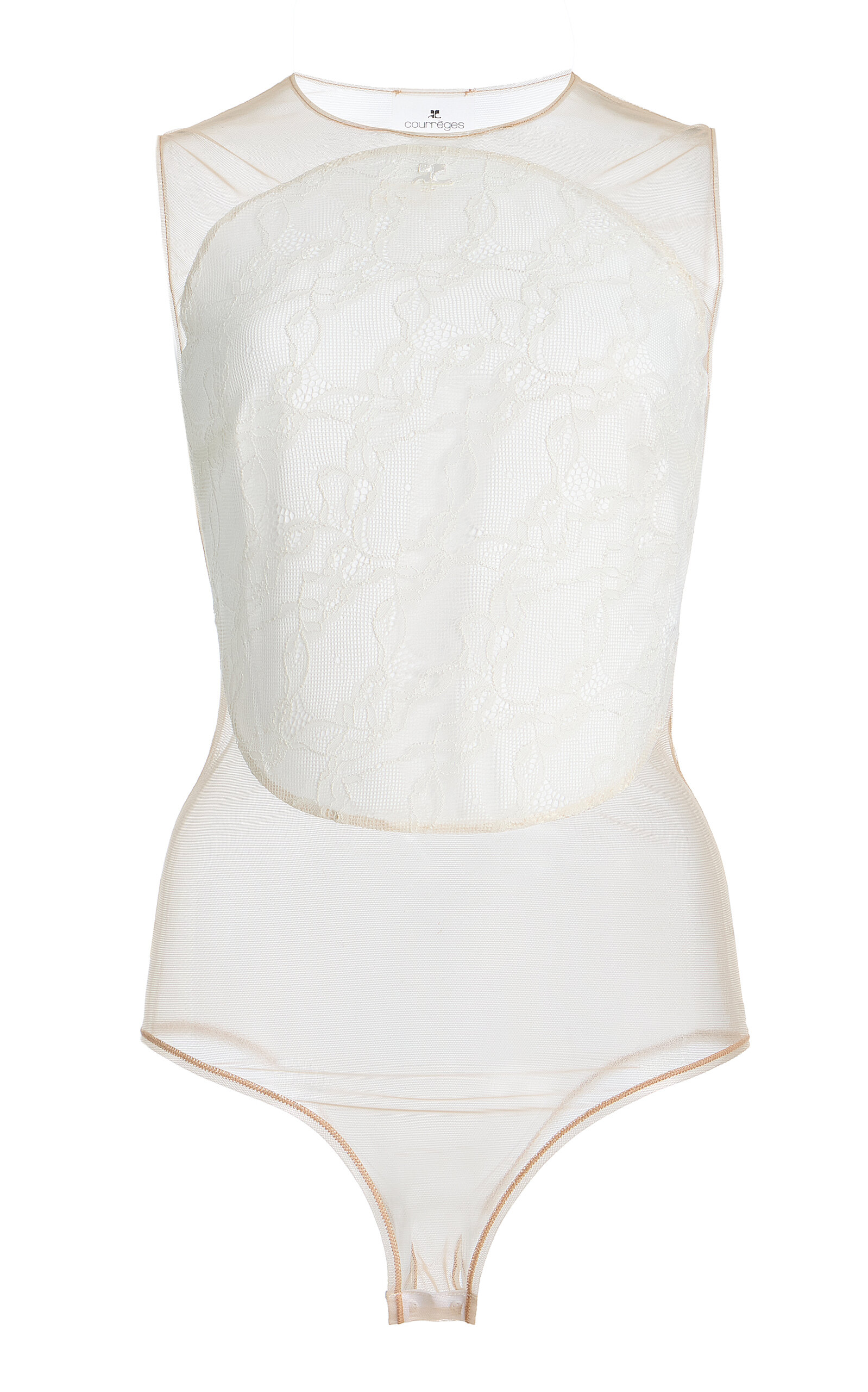 Courrèges Illusion Circle Lace Bodysuit