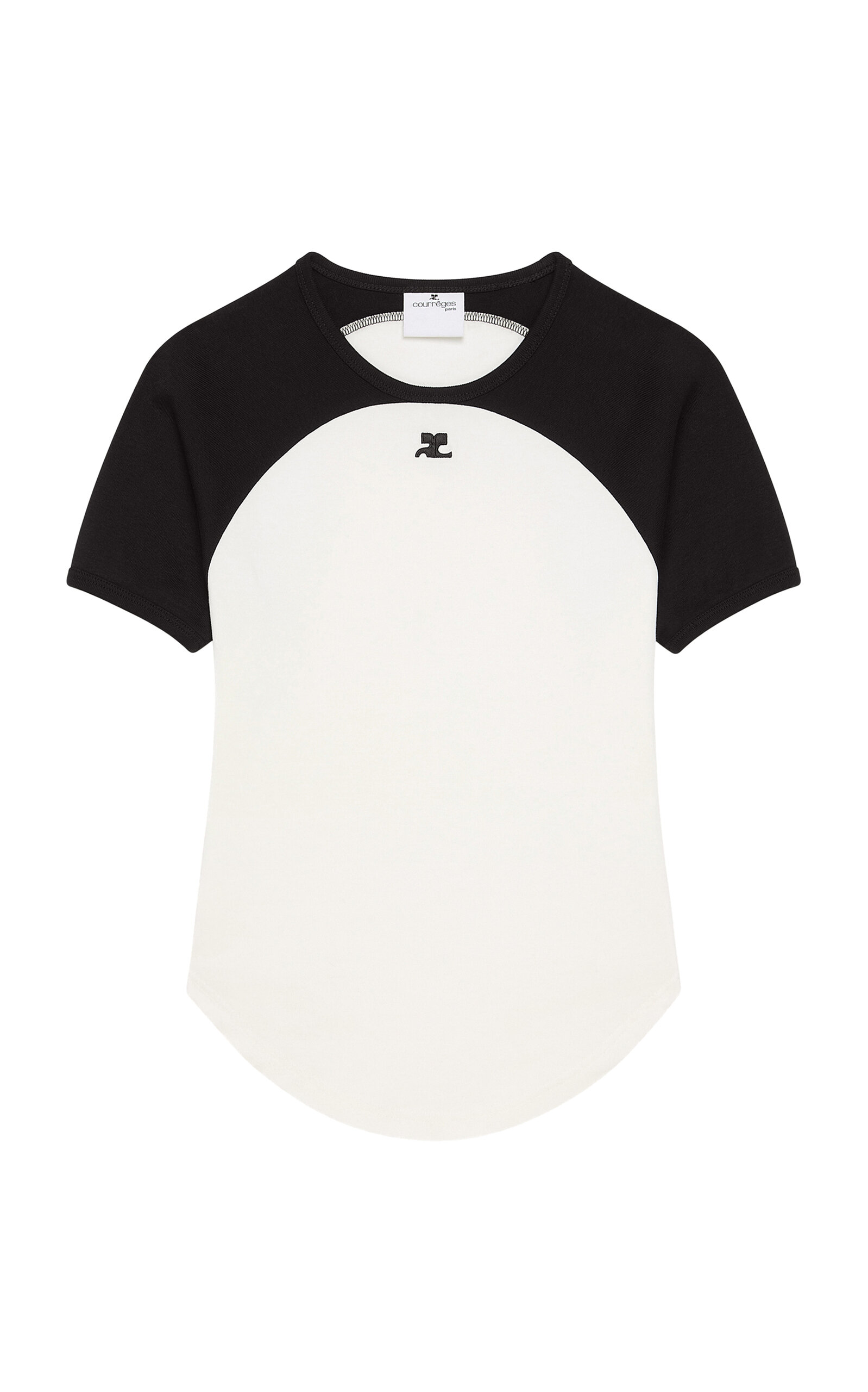 CourrÃ¨ges Circle Contrast T-Shirt