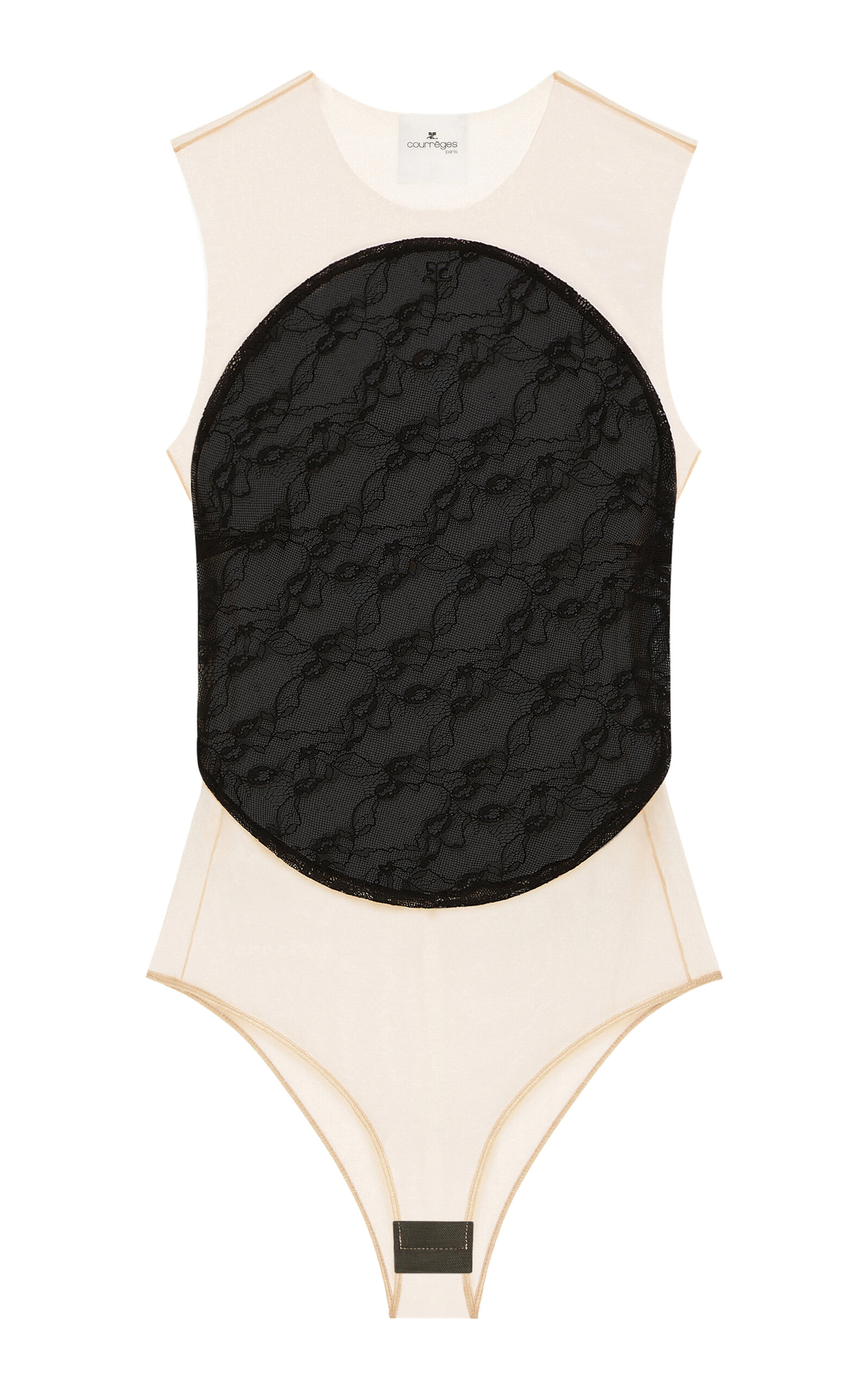 CourrÃ¨ges Illusion Circle Lace Bodysuit