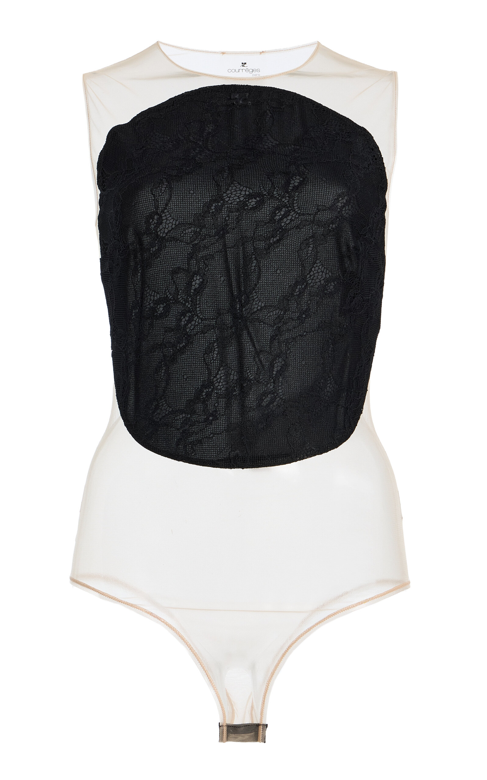 Courrèges Illusion Circle Lace Bodysuit